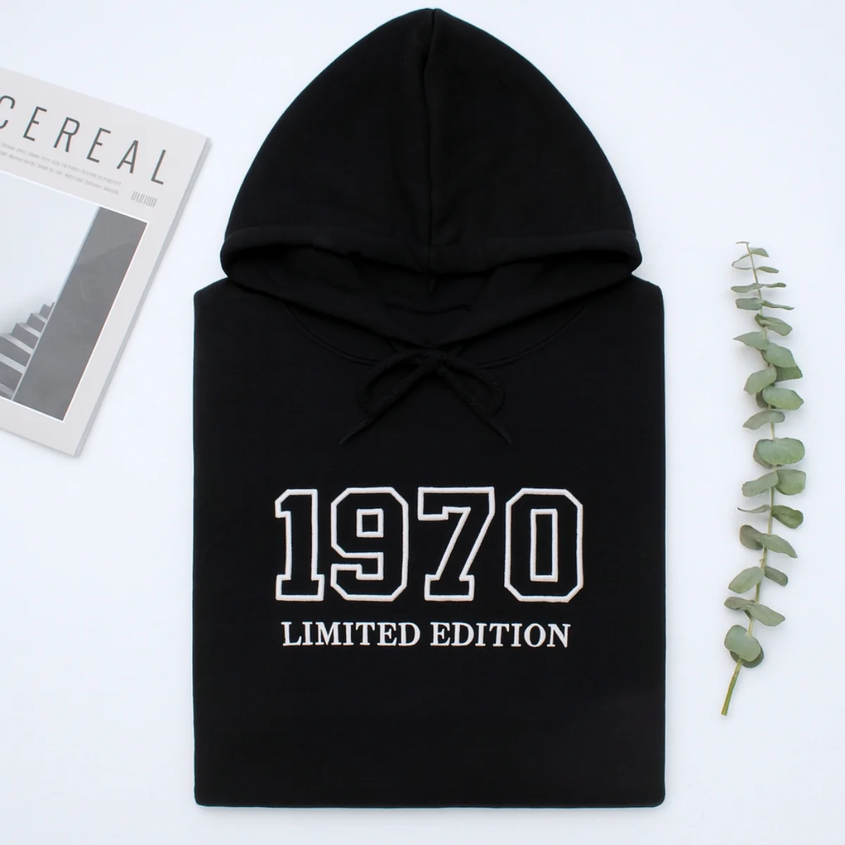 1970 Limited Edition Hoodies - Custom Birth Year Embroidered - Perfect 55th Birthday Gift - Image 4