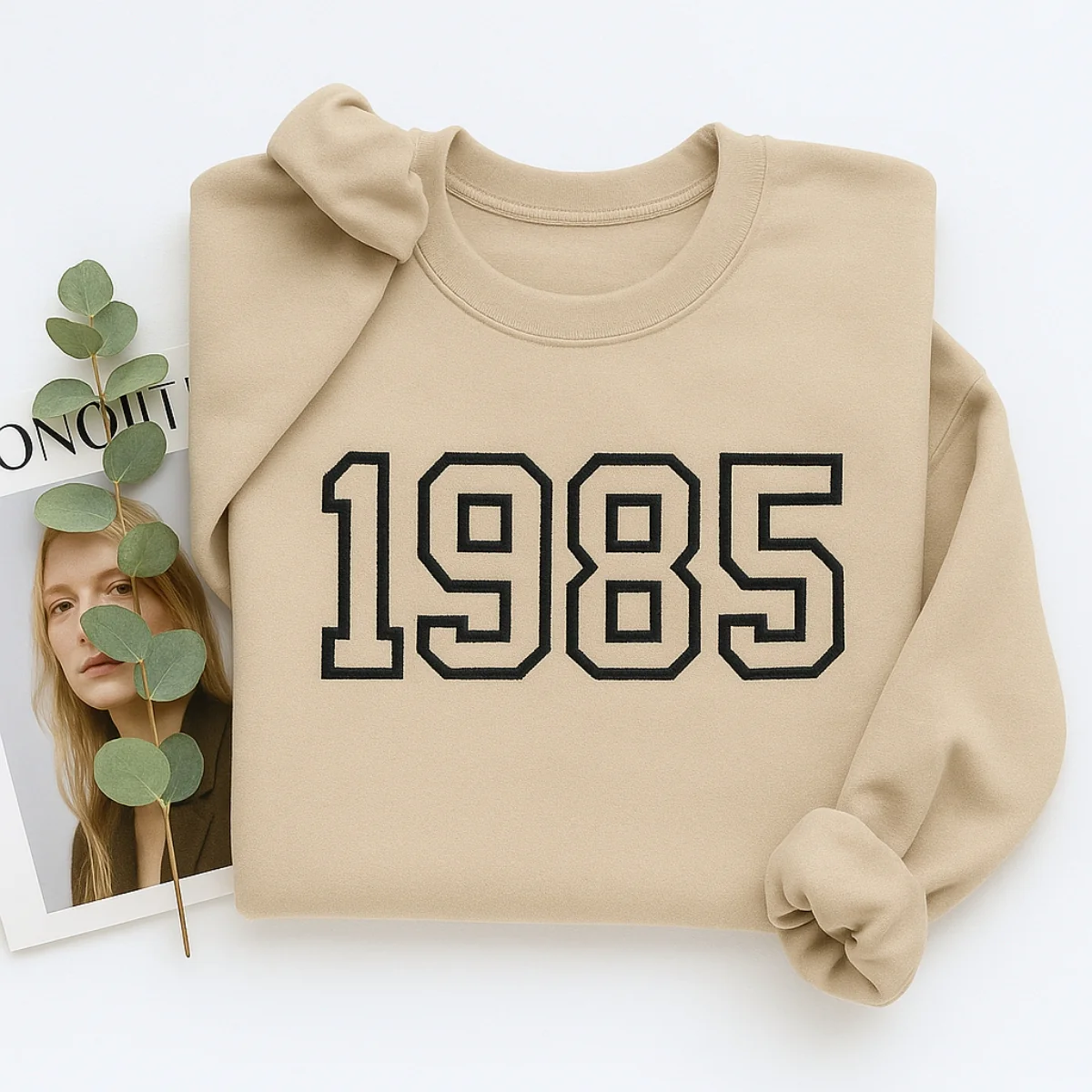 1985 Birthday Hoodies - Custom Birth Year Embroidered Sweatshirts - Perfect 40th Birthday Gift - Image 6