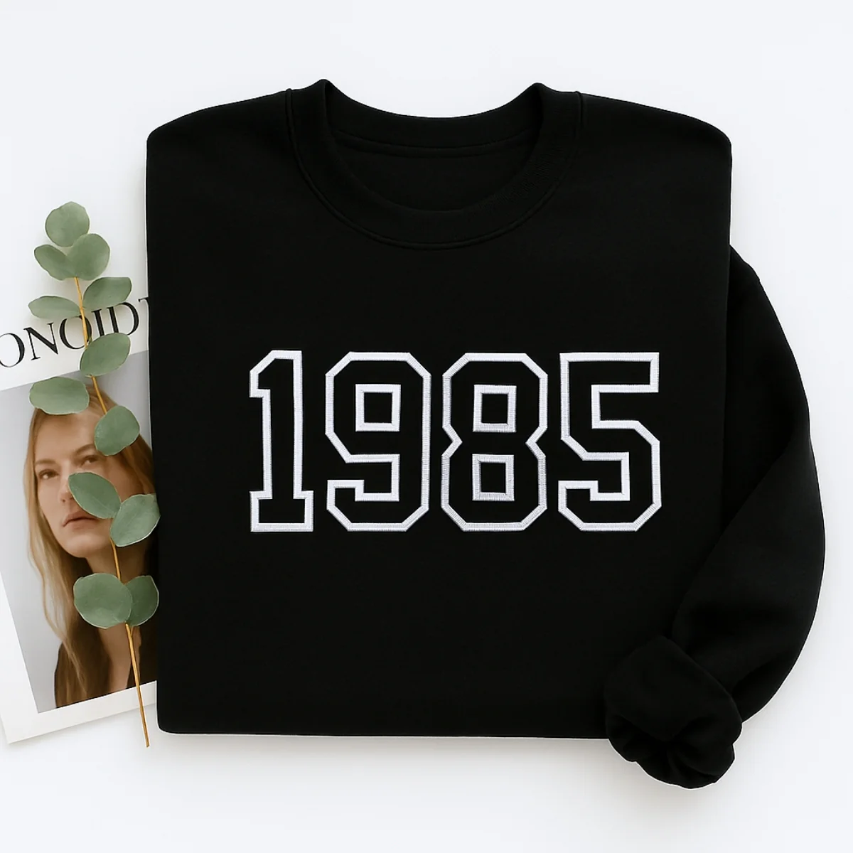 1985 Birthday Hoodies - Custom Birth Year Embroidered Sweatshirts - Perfect 40th Birthday Gift - Image 7