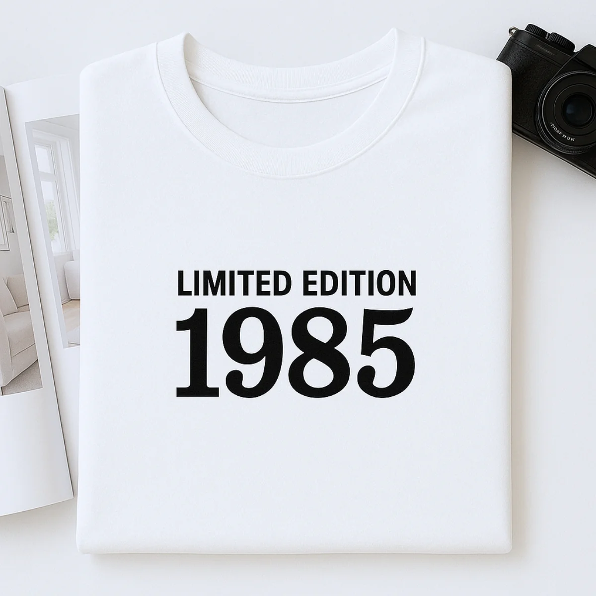 1985 Limited Edition Birthday Sweatshirt - 40th Birthday Gift Custom Embroidered - Perfect Dad Mom - Image 6