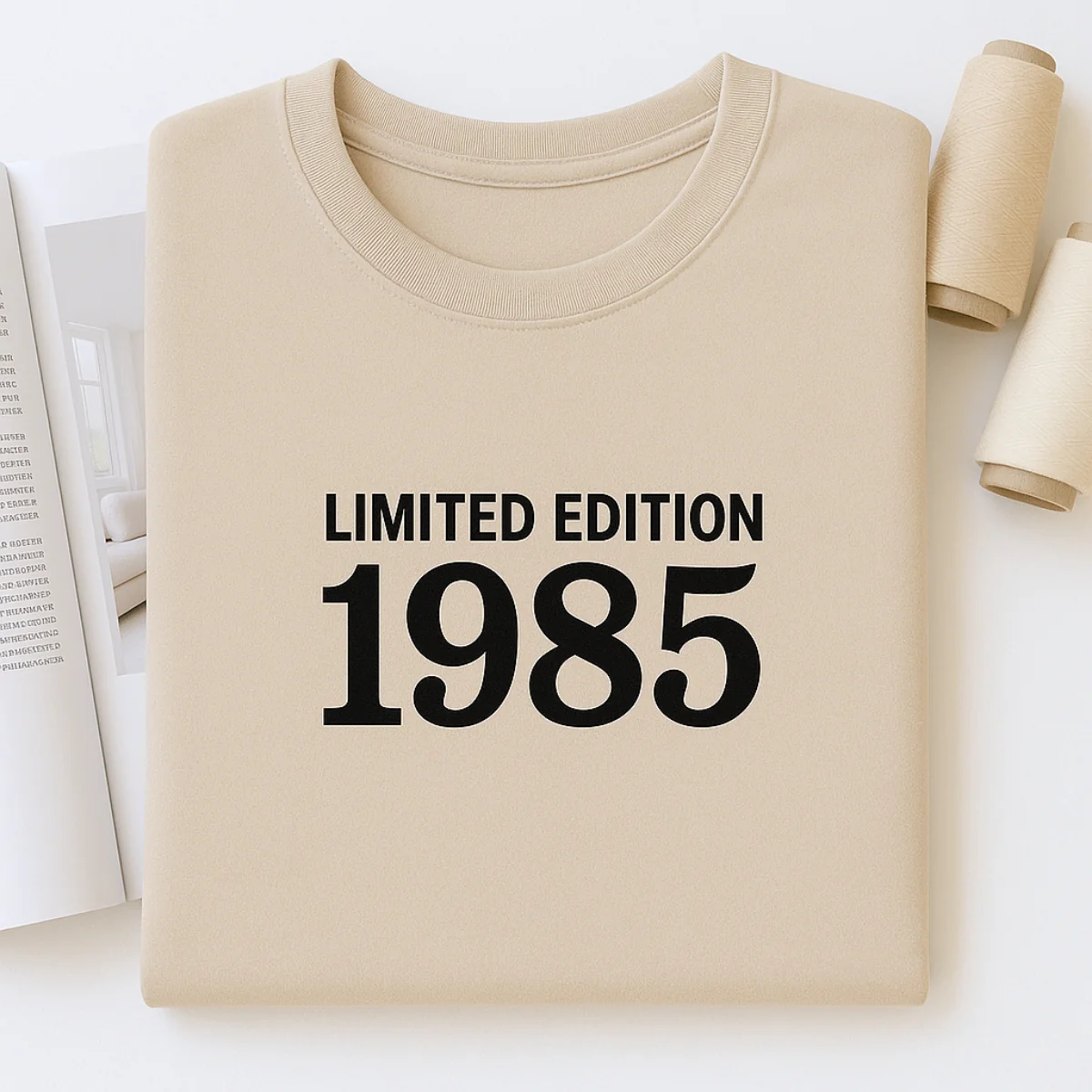 1985 Limited Edition Birthday Sweatshirt - 40th Birthday Gift Custom Embroidered - Perfect Dad Mom - Image 7
