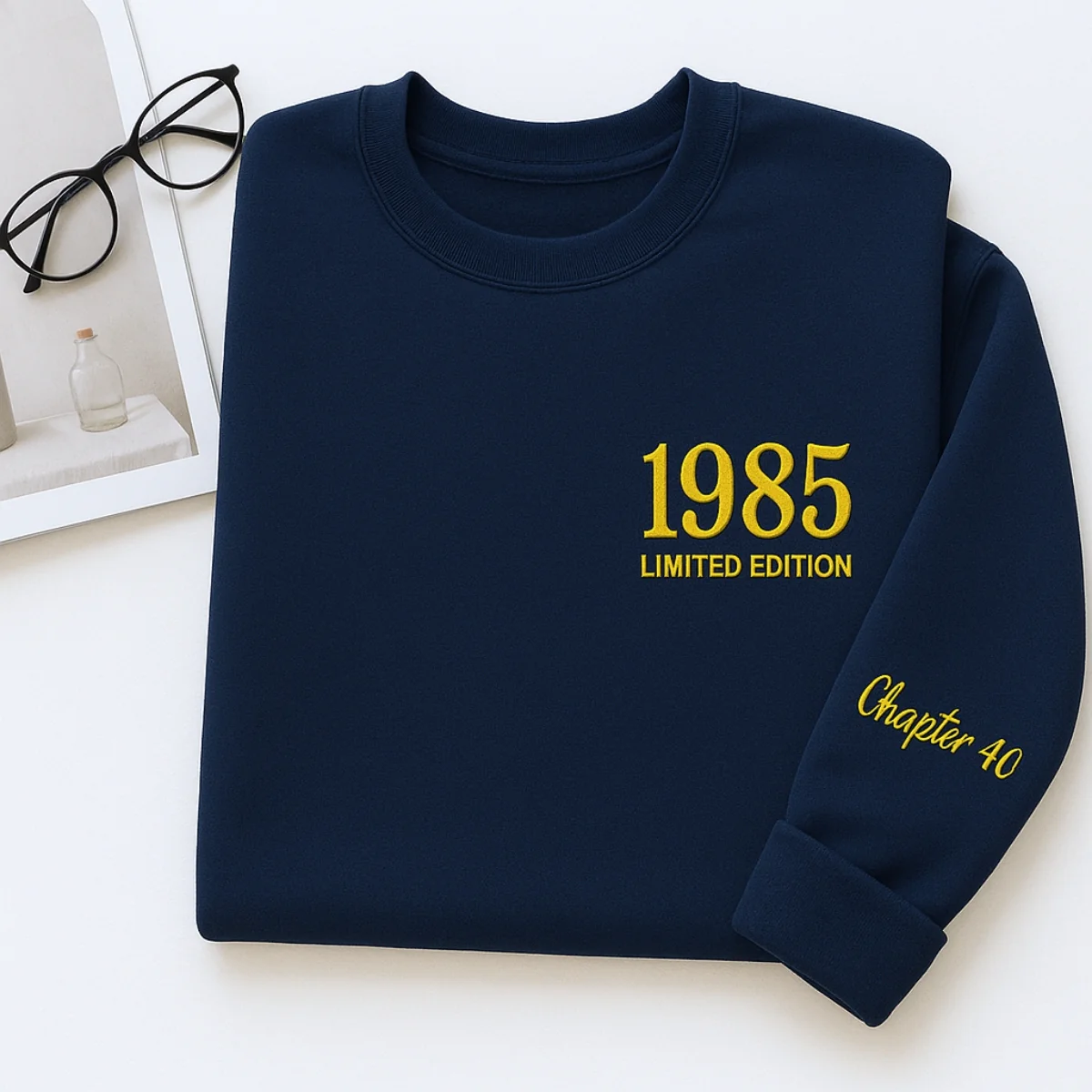 1985 Limited Edition Sweatshirt - Chapter 40 Birthday Gift - Custom 40th Birthday Hoodie - Image 6