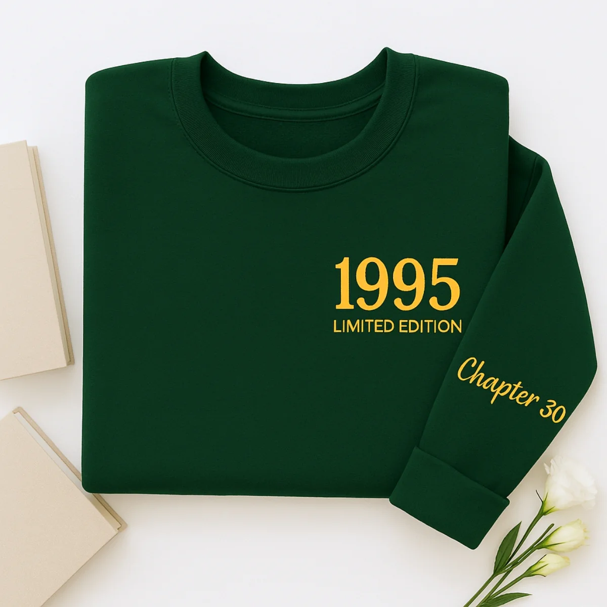 1995 Limited Edition Sweatshirt - Chapter 30 Birthday Gift - Custom 30th Birthday Hoodie - Image 5