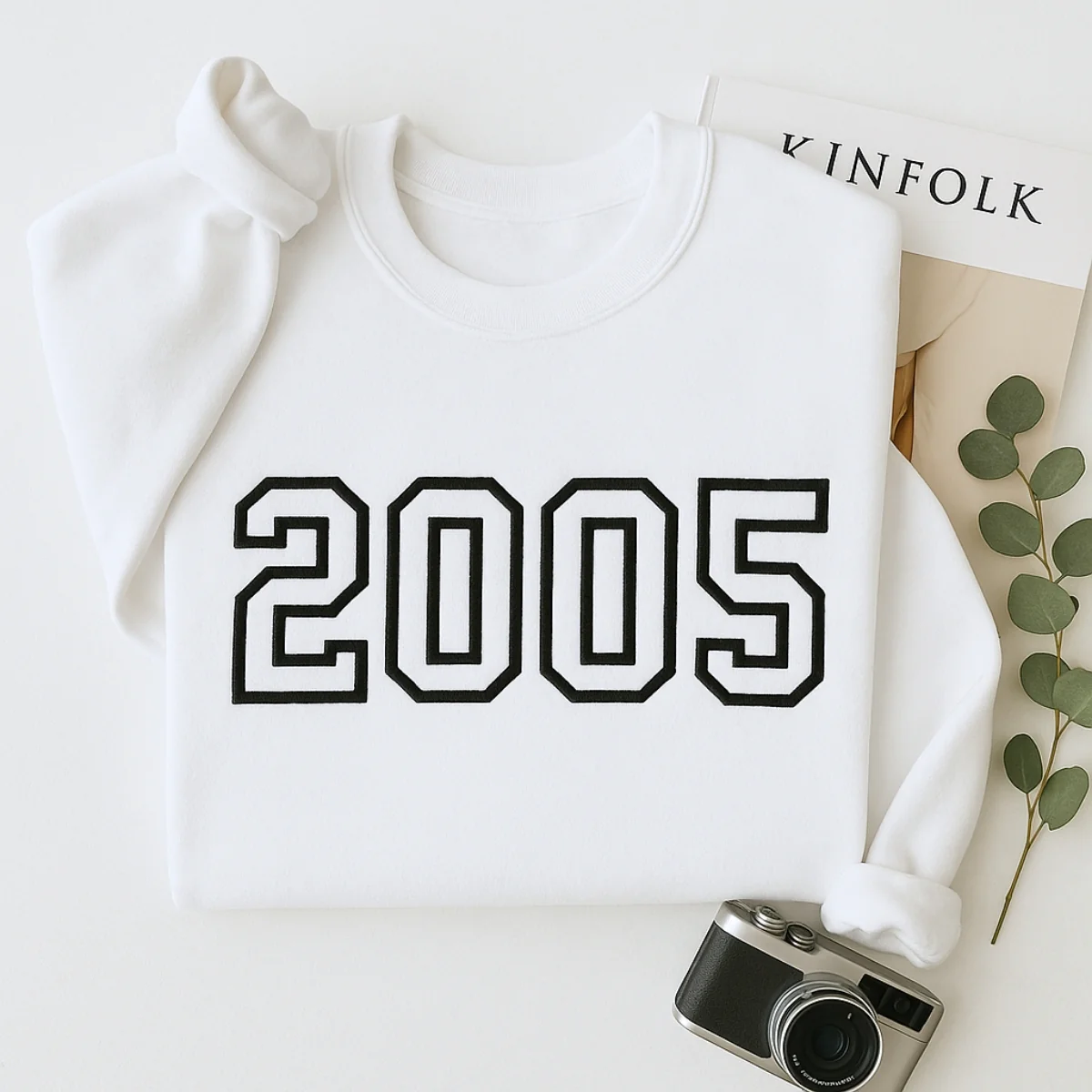 2005 Birthday Hoodies - Custom Birth Year Embroidered Sweatshirts - Perfect 20th Birthday Gift - Image 3