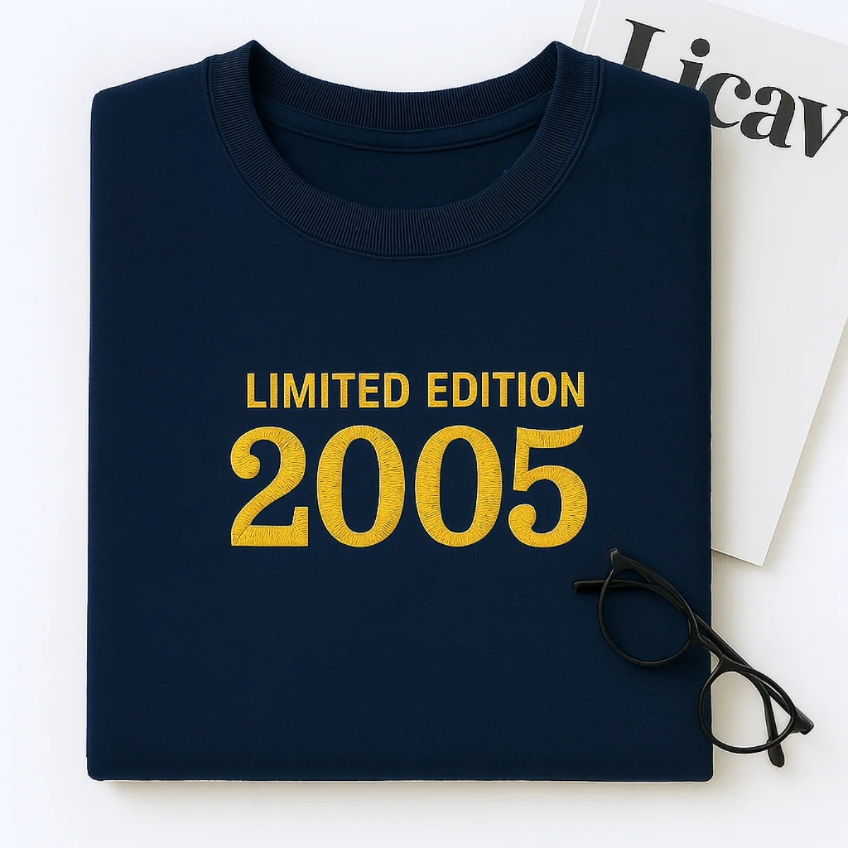 2005 Limited Edition Birthday Sweatshirt - 20th Birthday Gift Custom Embroidered - Perfect College Student - Image 3
