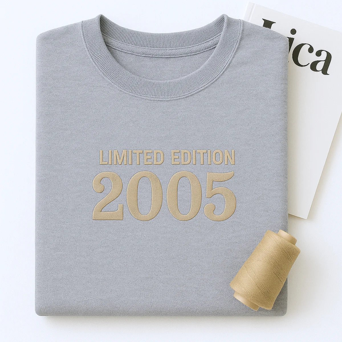 2005 Limited Edition Birthday Sweatshirt - 20th Birthday Gift Custom Embroidered - Perfect College Student - Image 4