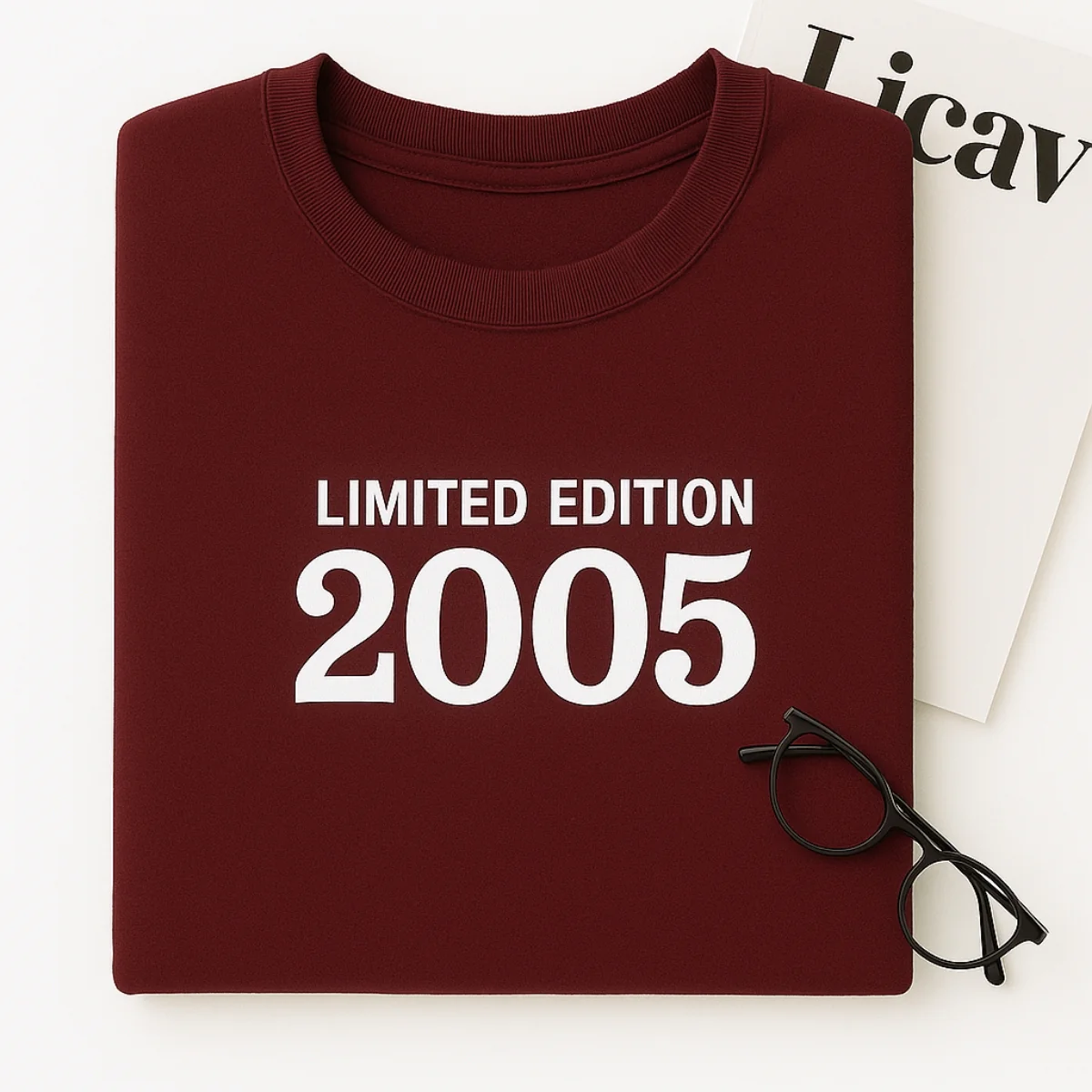 2005 Limited Edition Birthday Sweatshirt - 20th Birthday Gift Custom Embroidered - Perfect College Student - Image 6