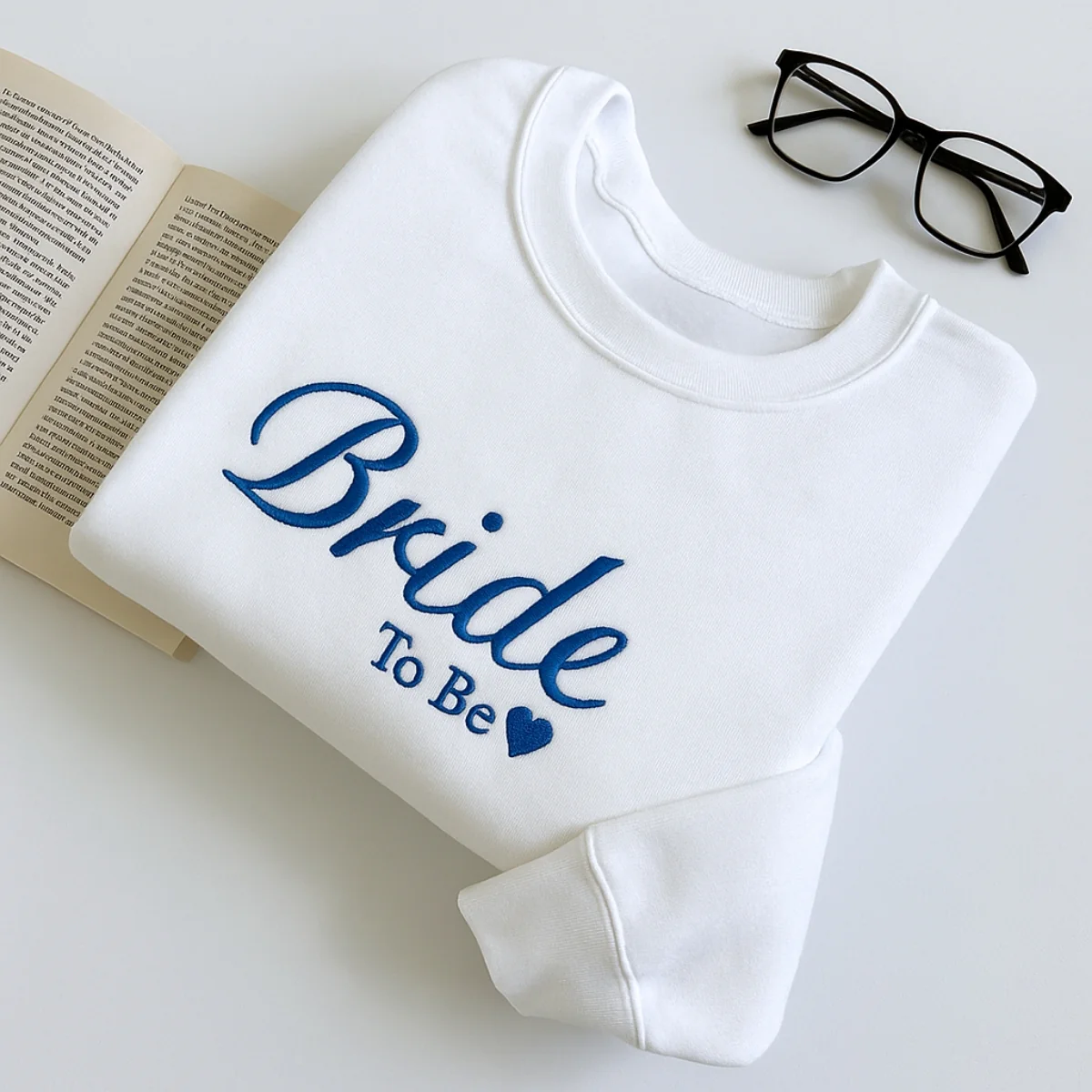Bride To Be Custom Sweatshirt - Engagement Embroidered Apparel - Perfect Bridal Shower Gift - Image 3
