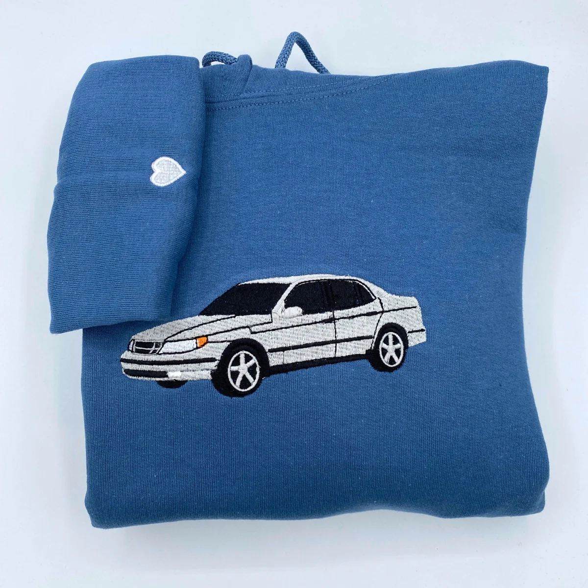 Car Enthusiast Birthday Gift - Custom Vehicle Portrait Hoodies - Personalized Auto - Image 4