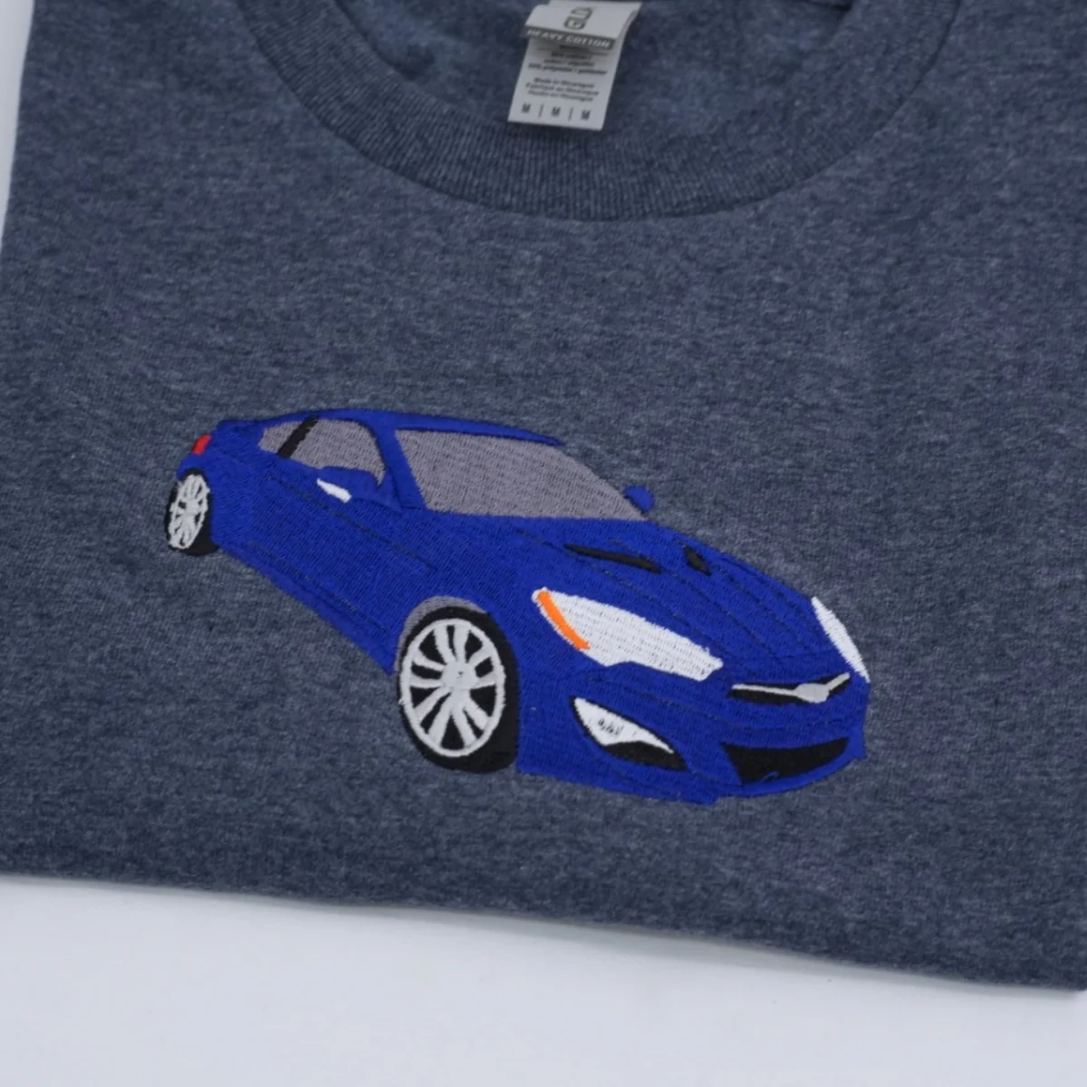 Car Enthusiast Custom T-Shirts - Sports Car Embroidered Apparel - Perfect Auto Lover Gift - Image 3