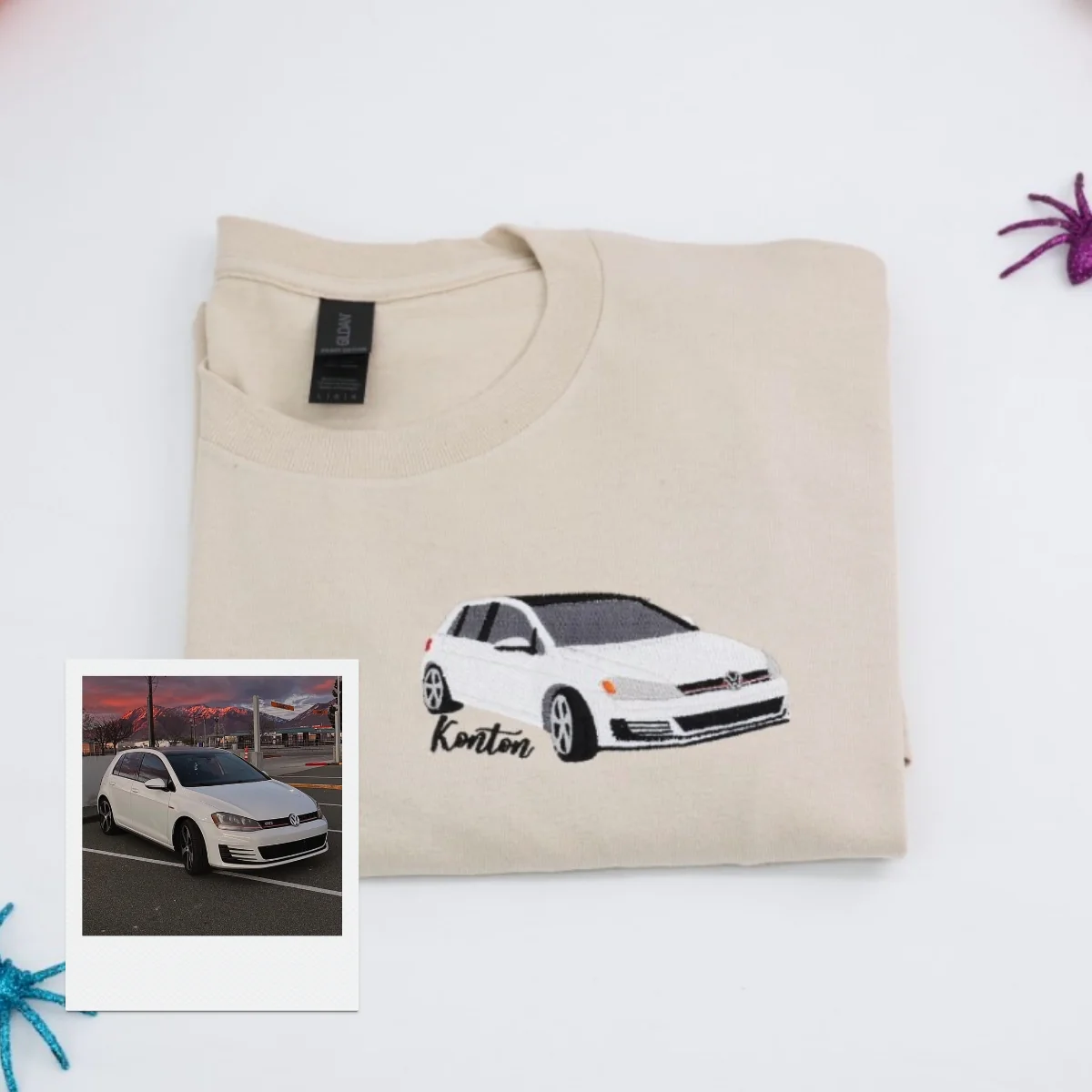 Car Enthusiast Custom T-Shirts - Sports Car Embroidered Apparel - Perfect Auto Lover Gift - Image 5