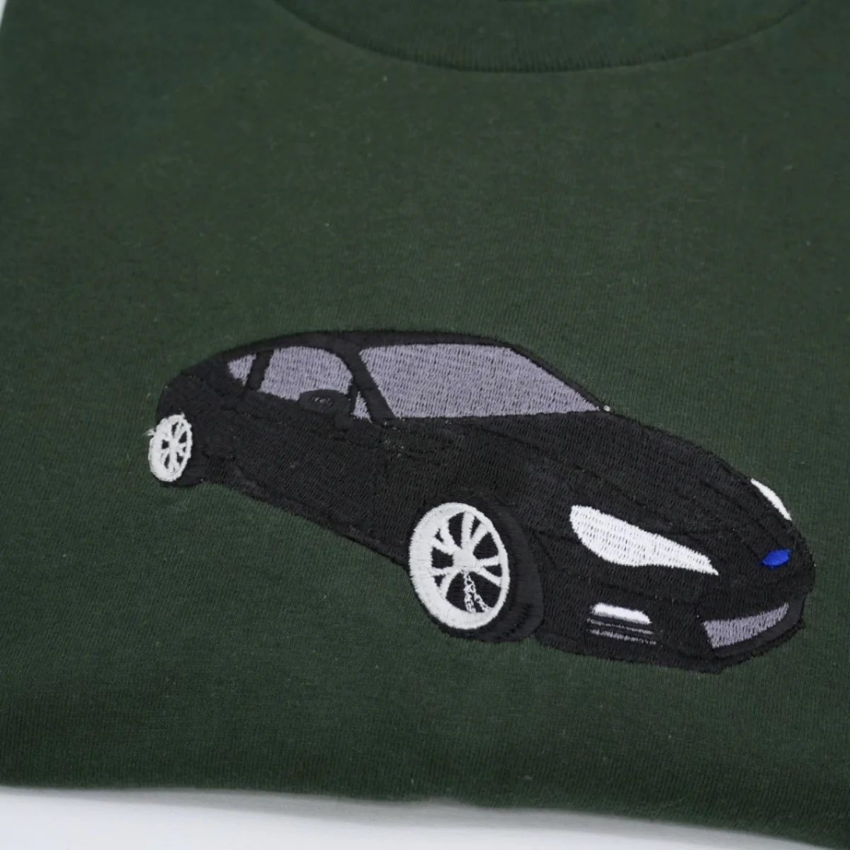 Car Enthusiast Custom T-Shirt - Sports Car Embroidered Shirt - Perfect Auto Lover Gift - Image 2
