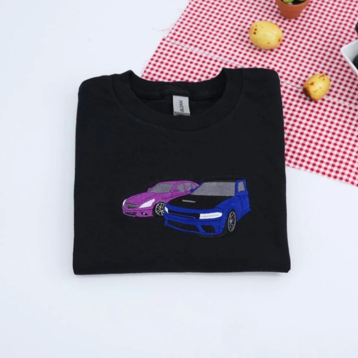 Car Lover Custom T-Shirts | Sports Car Embroidered Apparel - Auto Enthusiast Gift - Image 5