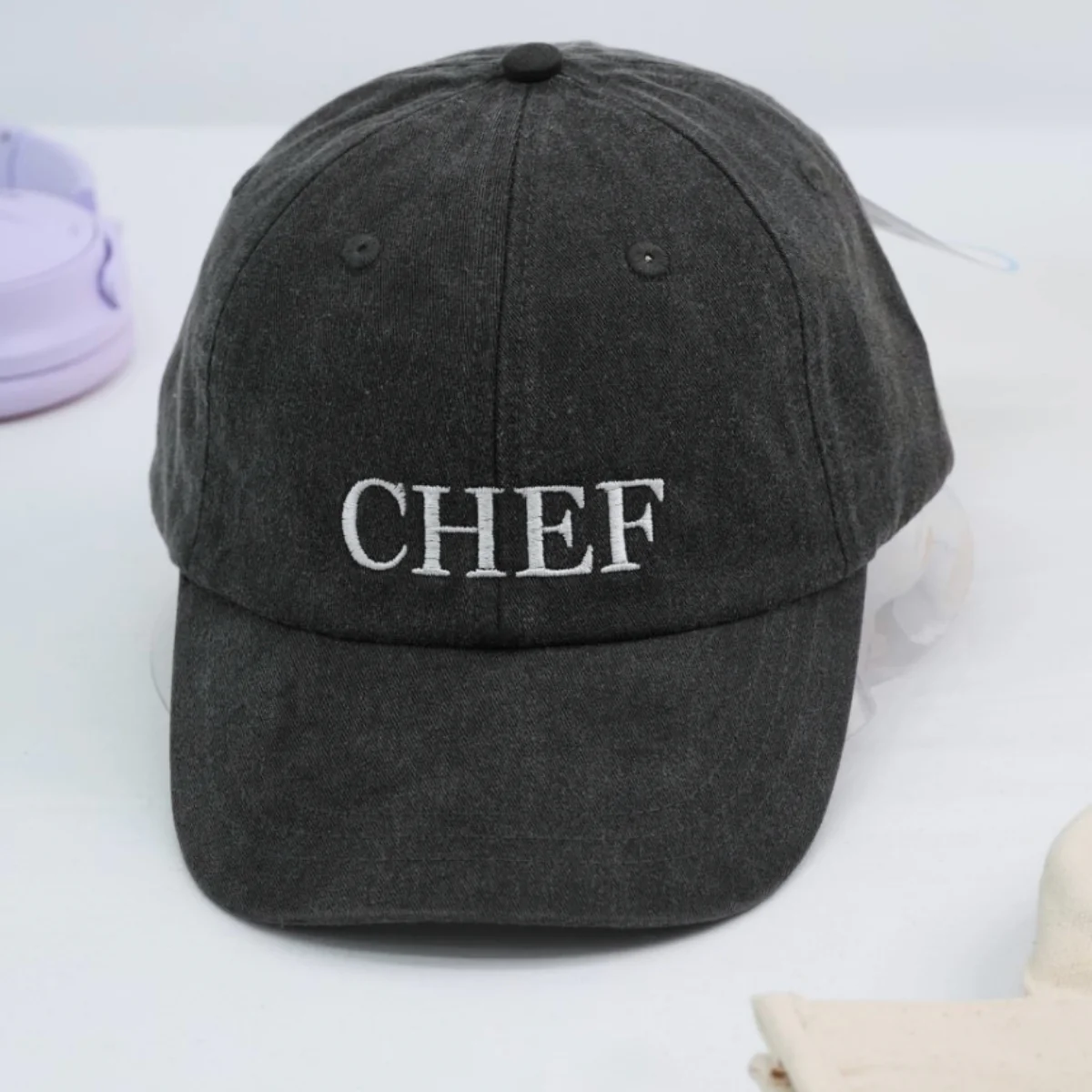 Chef Custom Embroidered Hats - Professional Kitchen Caps - Perfect Culinary Professional Gift - Image 2