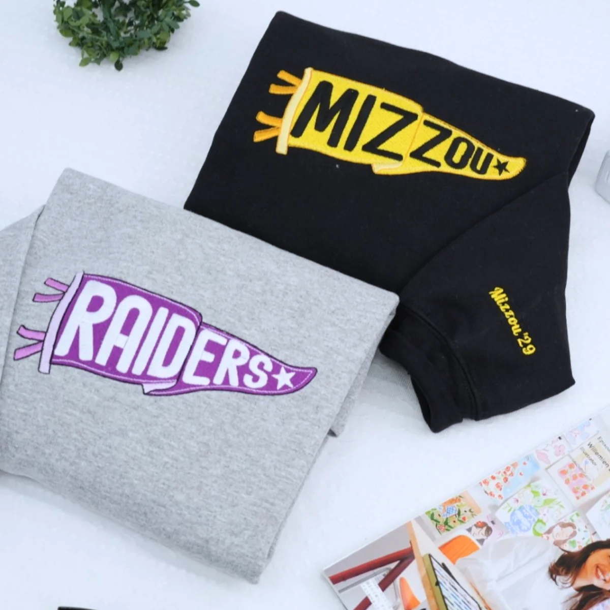 College Team Custom Hoodies - University Spirit Embroidered Sweatshirts - School Pride Gift - Image 7