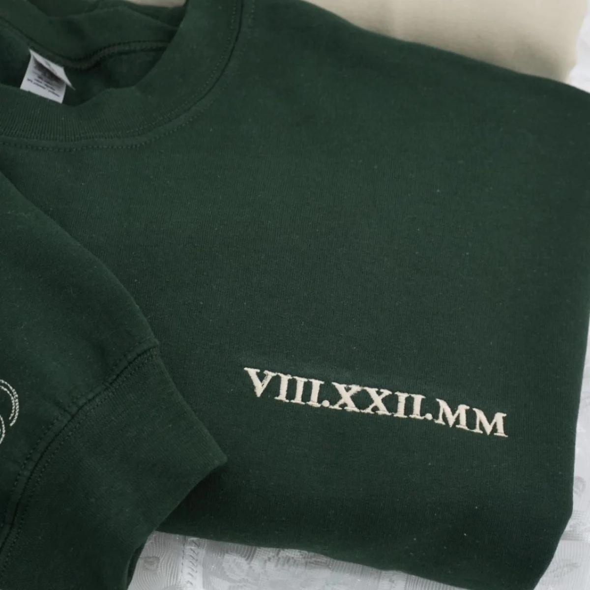 Custom Anniversary Date Sweatshirts - Personalized Roman Numeral Couples - Perfect Wedding Anniversary Gift - Image 2
