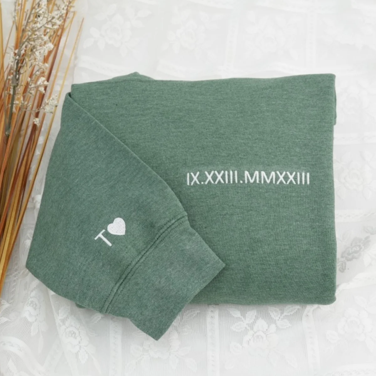 Custom Anniversary Date Sweatshirts - Personalized Roman Numeral Couples - Perfect Wedding Anniversary Gift - Image 7