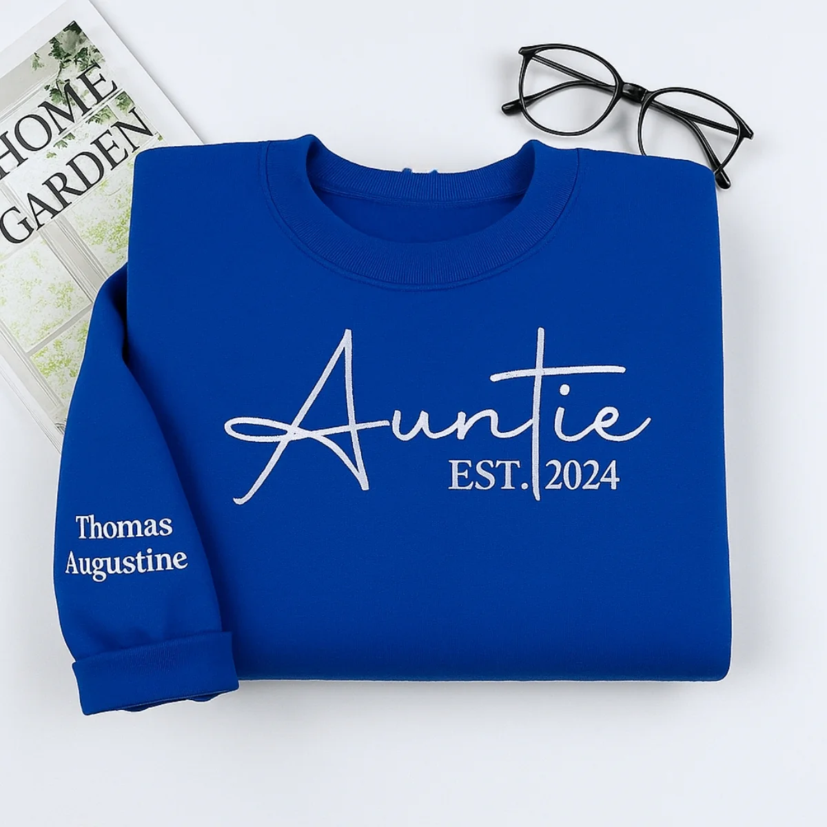 Custom Auntie Sweatshirts - Personalized Aunt Hoodies with Kids Names - Perfect Aunt Gift - Image 5