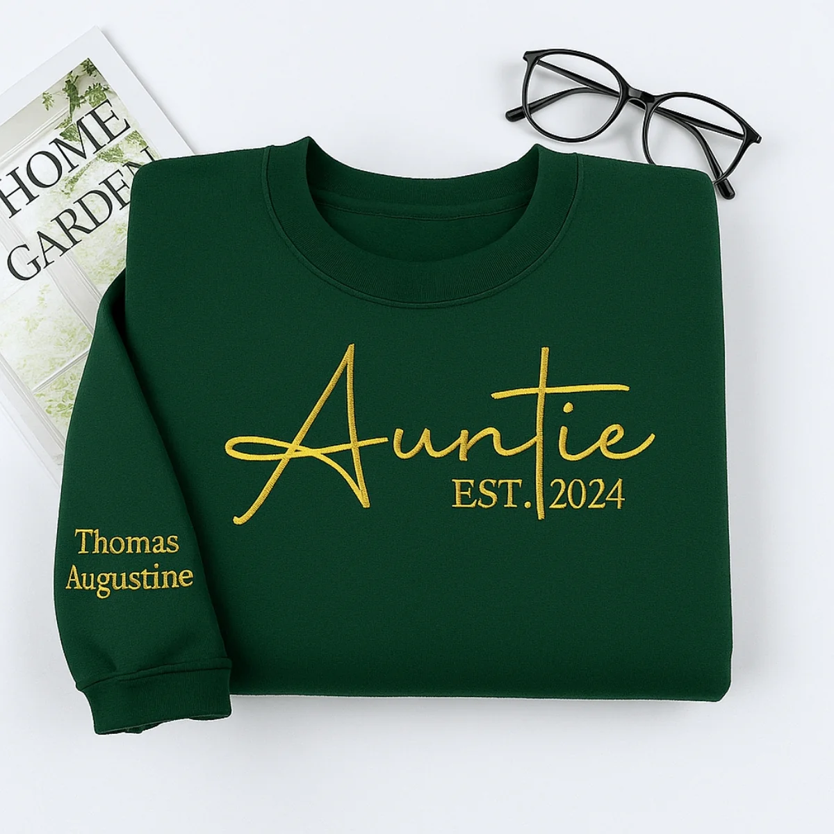 Custom Auntie Sweatshirts - Personalized Aunt Hoodies with Kids Names - Perfect Aunt Gift - Image 6