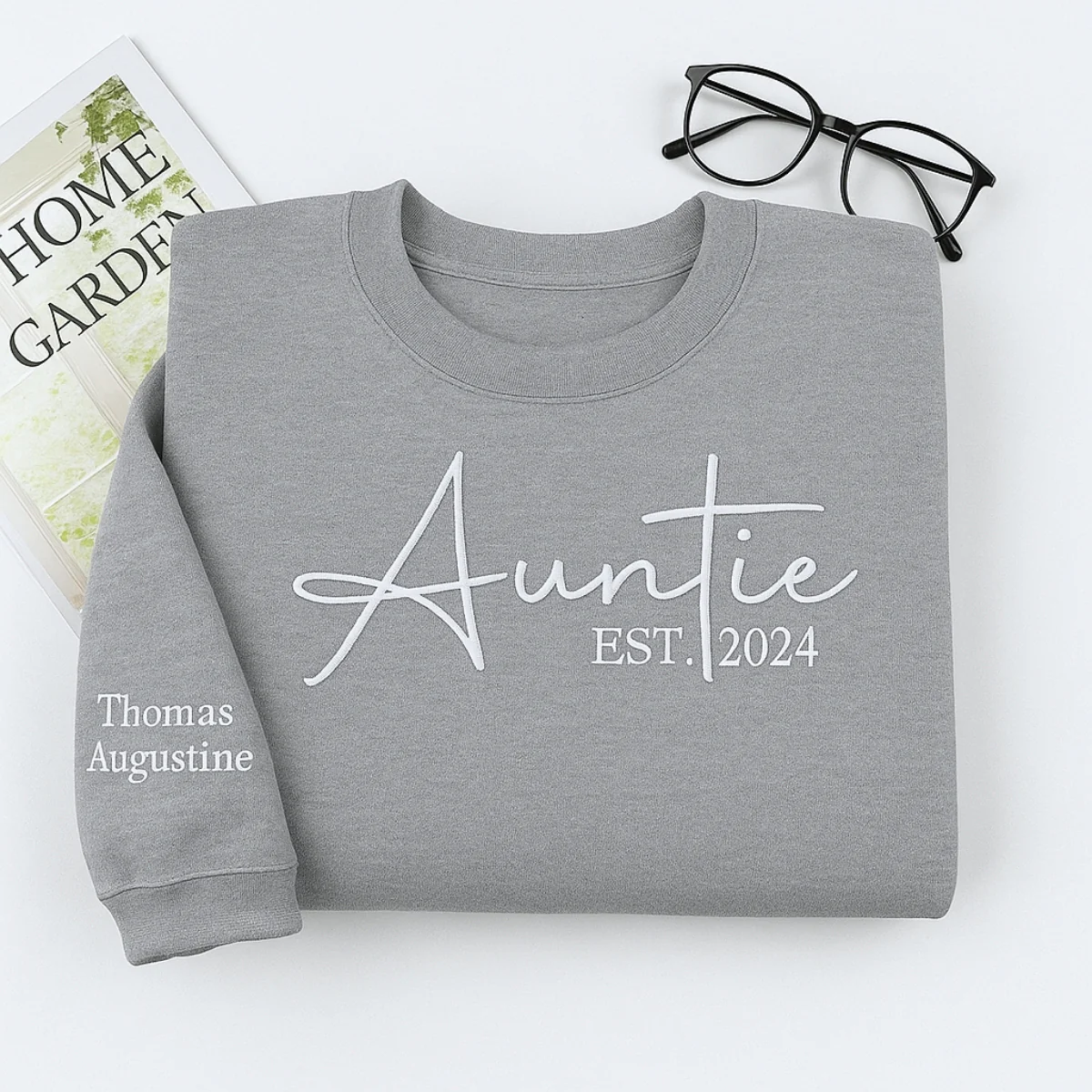 Custom Auntie Sweatshirts - Personalized Aunt Hoodies with Kids Names - Perfect Aunt Gift - Image 7