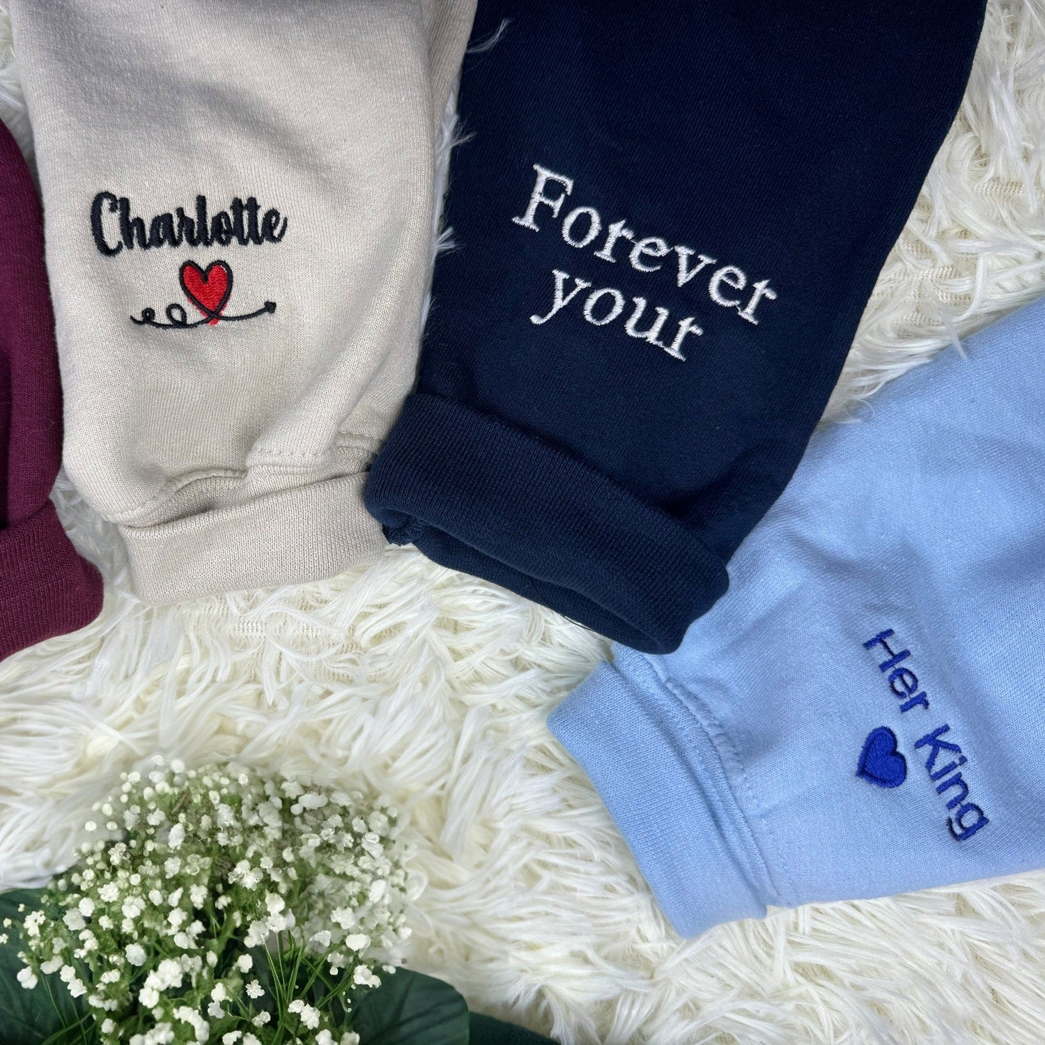 Custom Embroidered Spicy Photo Sweatshirt – Personalized Drawing from Your Photo – Romantic Gift for Boyfriend, Husband, or Him from Girlfriend - Image 5