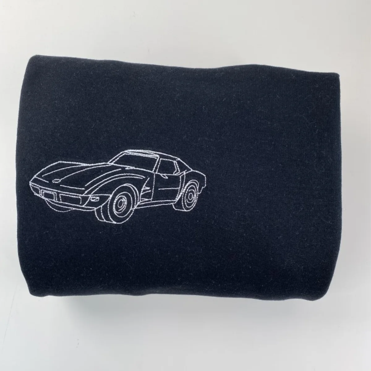 Custom Car Line Art Embroidered Sweatshirts - Minimalist Vehicle Portrait Hoodies - Modern Car Enthusiast Gift - Image 11