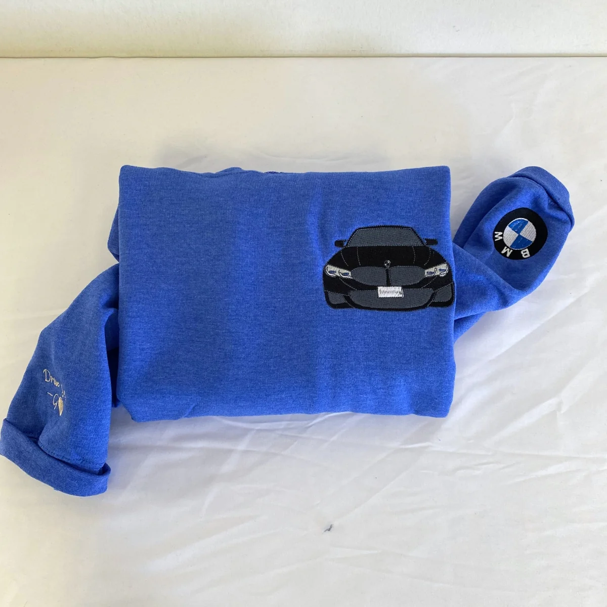 Custom Car Portrait Hoodies with Text - Personalized Vehicle Embroidered Sweatshirts - Image 8
