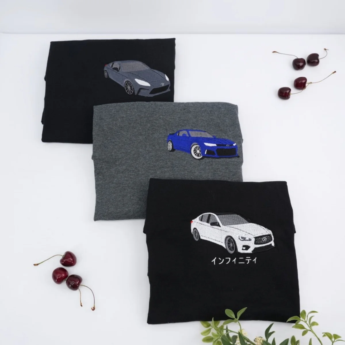 Custom Car T-Shirts - Sports Car Embroidered Apparel - JDM Automotive Enthusiast Gift Collection - Image 3