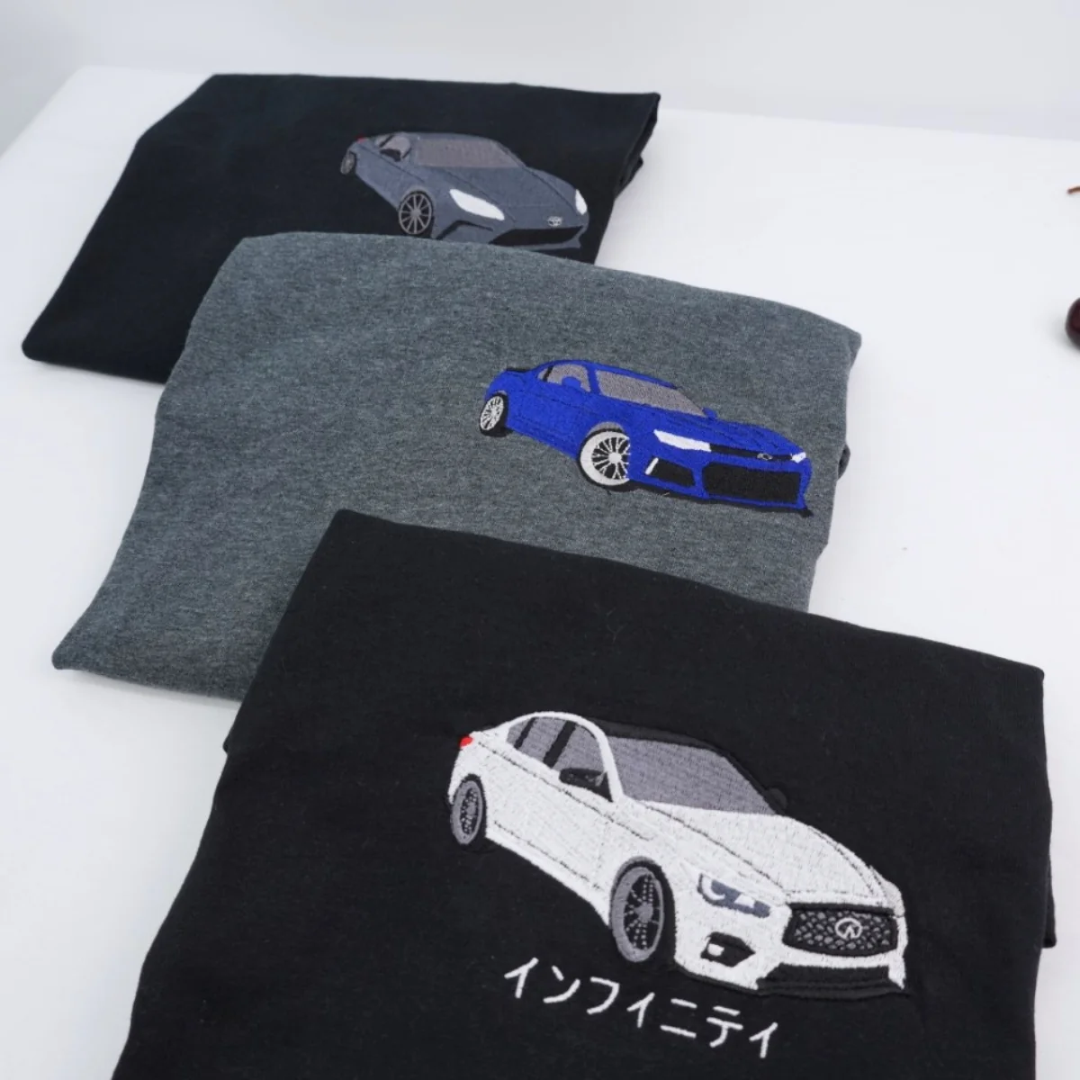 Custom Car T-Shirts - Sports Car Embroidered Apparel - JDM Automotive Enthusiast Gift Collection - Image 7