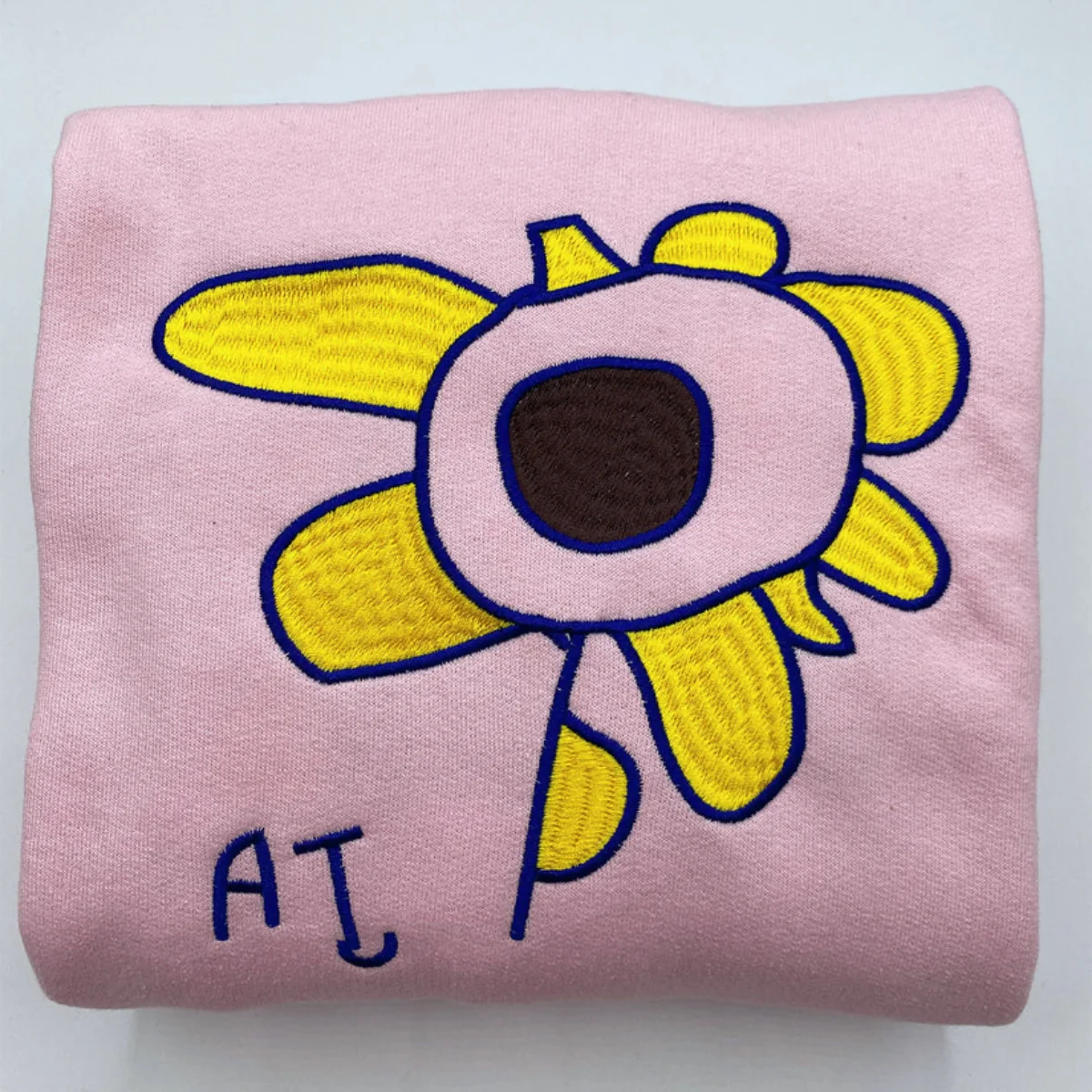 Custom Child Artwork Embroidered Sweatshirts - Kids Handwriting to Embroidery Hoodies - Perfect Family Keepsake Gift - Image 2