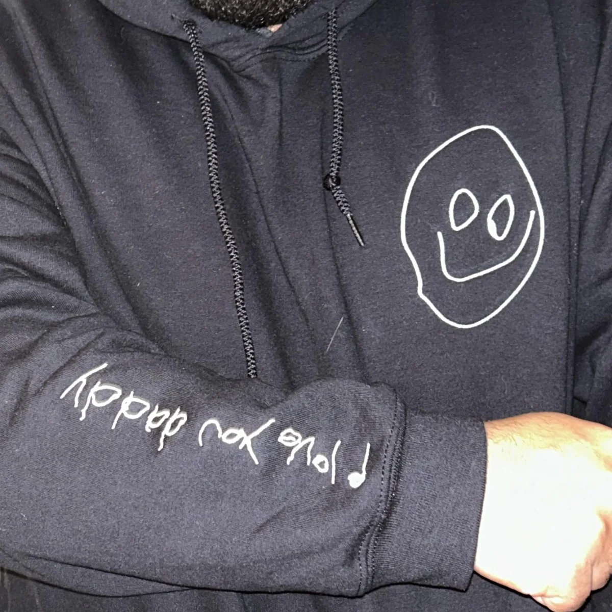 Custom Child Artwork Embroidered Sweatshirts - Kids Handwriting to Embroidery Hoodies - Perfect Family Keepsake Gift - Image 9
