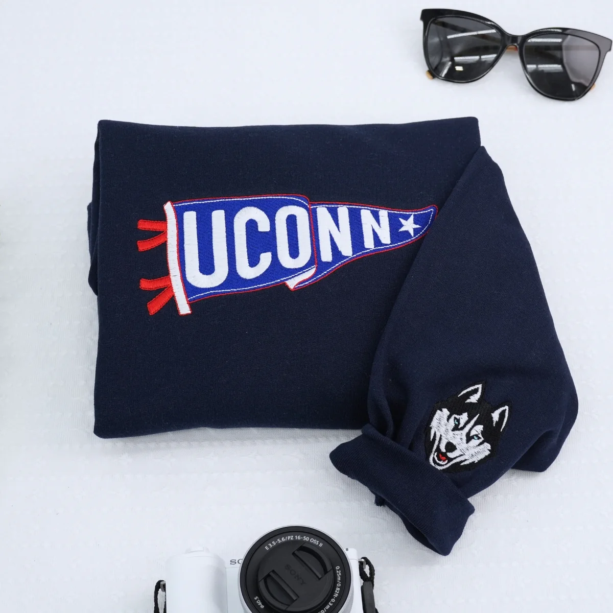 Custom College Team Sweatshirts - University Pennant Flag Design - Personalized School Spirit Apparel - Image 5