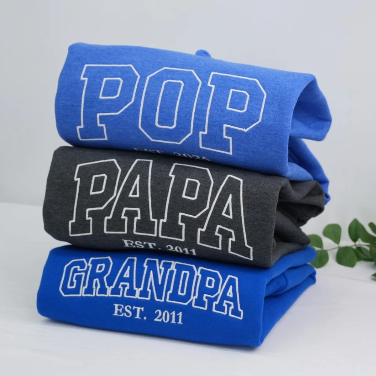 Custom Dad Hoodies - Multiple Kids Names Embroidered Sweatshirts - Perfect Father's Day Gift - Image 10