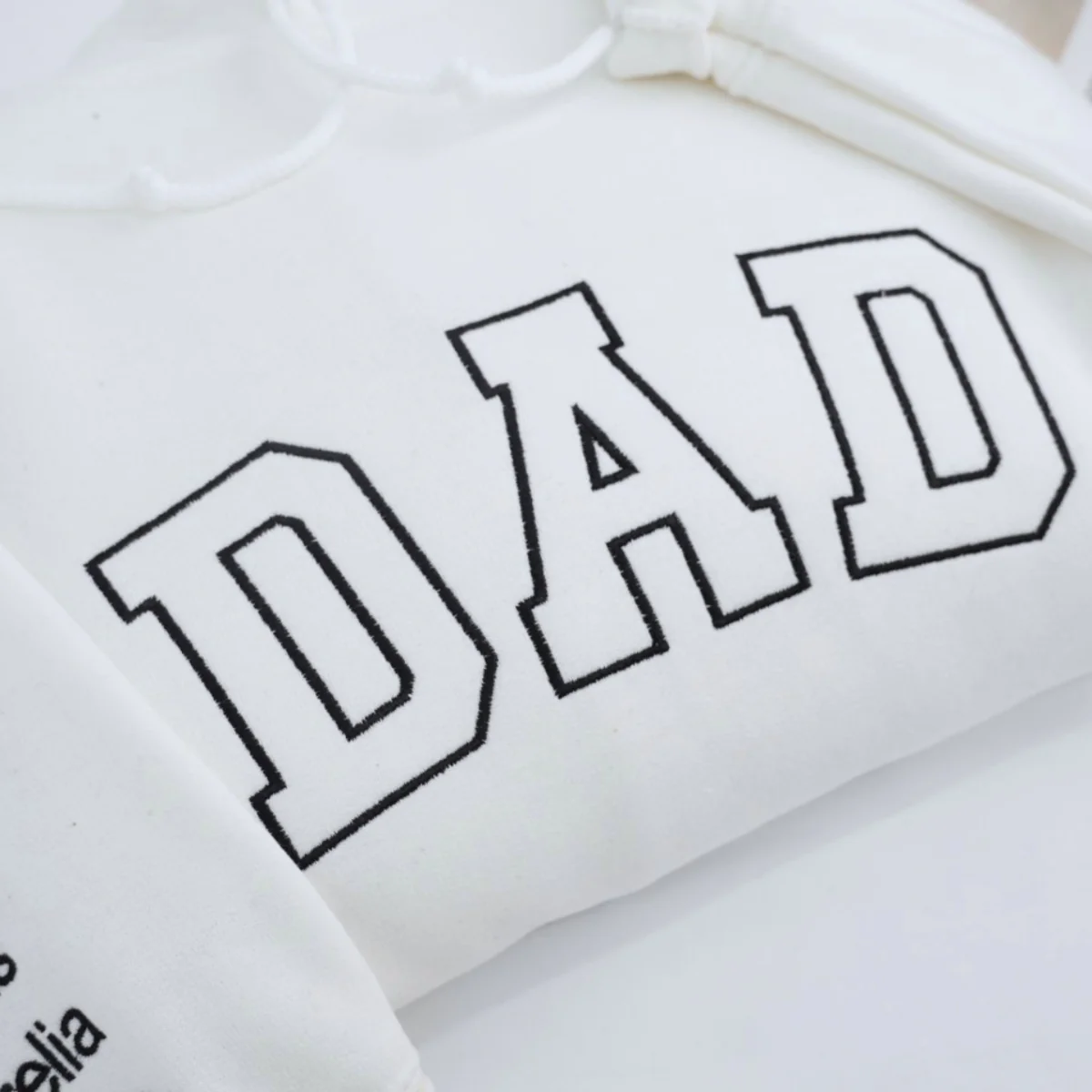 Custom Dad Hoodies - Multiple Kids Names Embroidered Sweatshirts - Perfect Father's Day Gift - Image 2