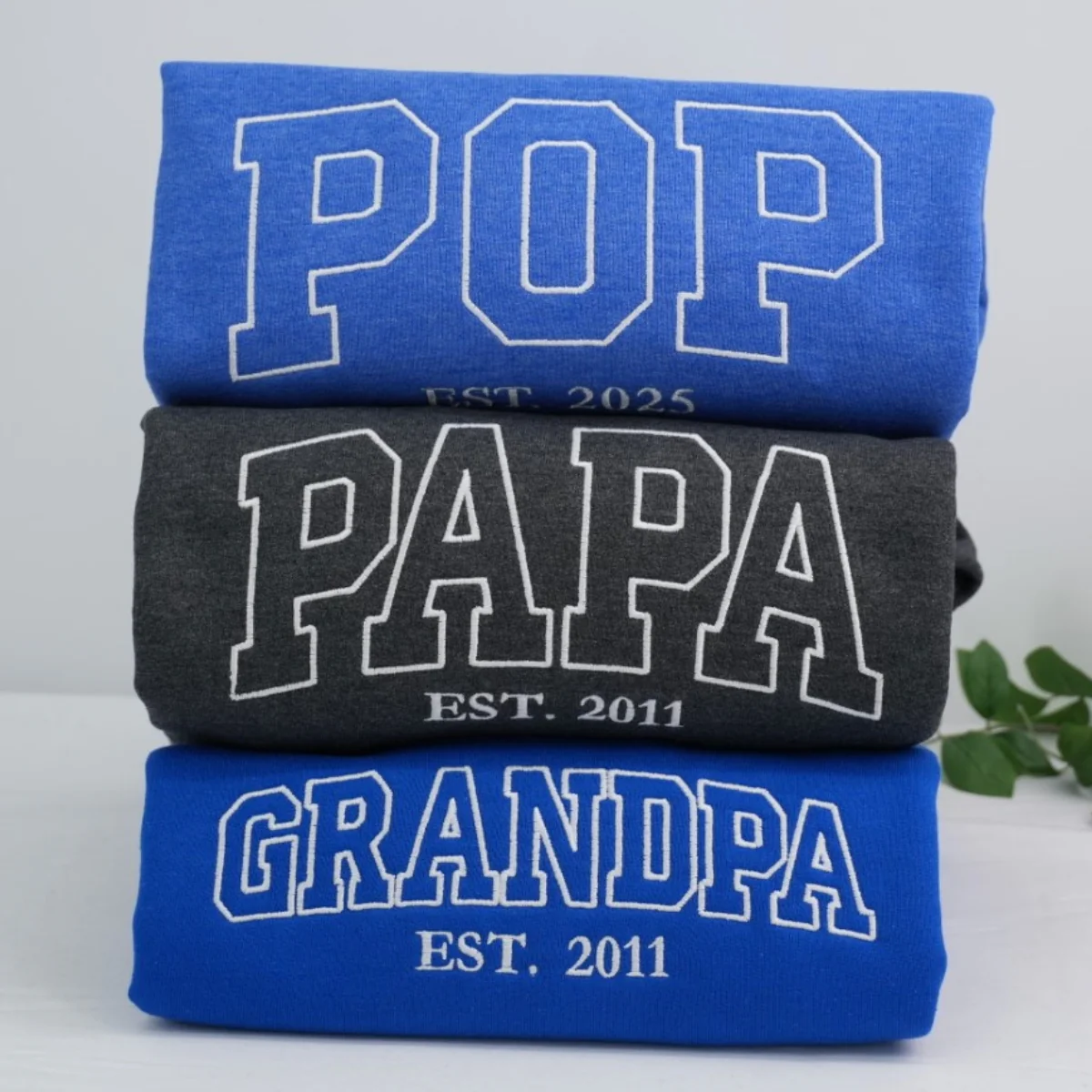 Custom Dad Hoodies - Multiple Kids Names Embroidered Sweatshirts - Perfect Father's Day Gift - Image 7