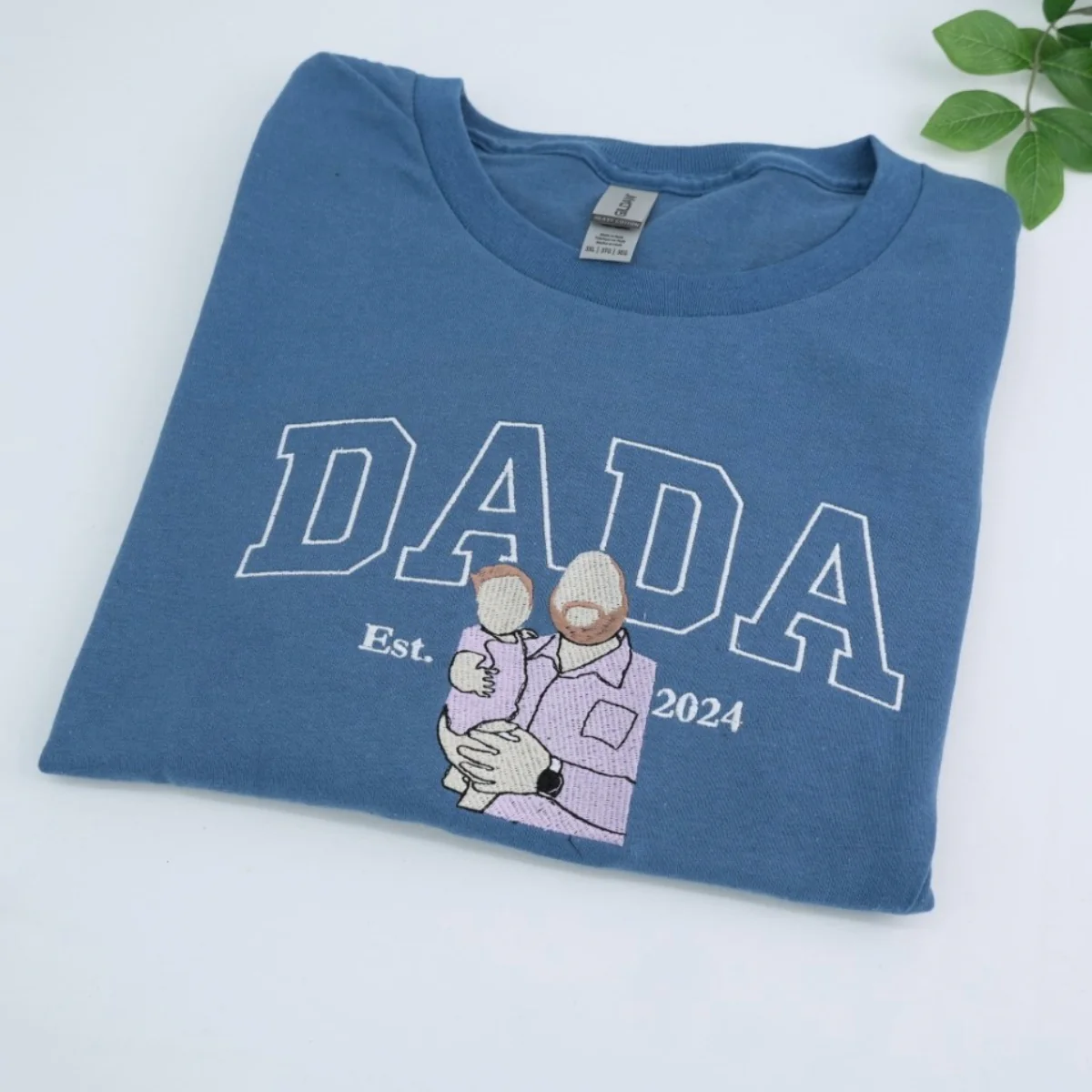 Custom Dad Hoodies - New Father Embroidered Sweatshirts - Perfect Father's Day Gift - Image 4