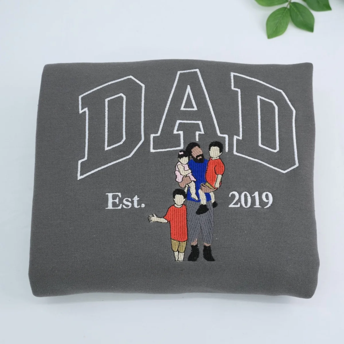 Custom Dad Hoodies - New Father Embroidered Sweatshirts - Perfect Father's Day Gift - Image 6