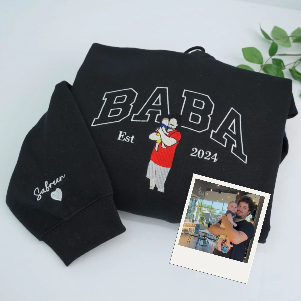Custom Daddy Hoodies - Personalized Father Embroidered Sweatshirts - Perfect Father's Day Gift - Image 6