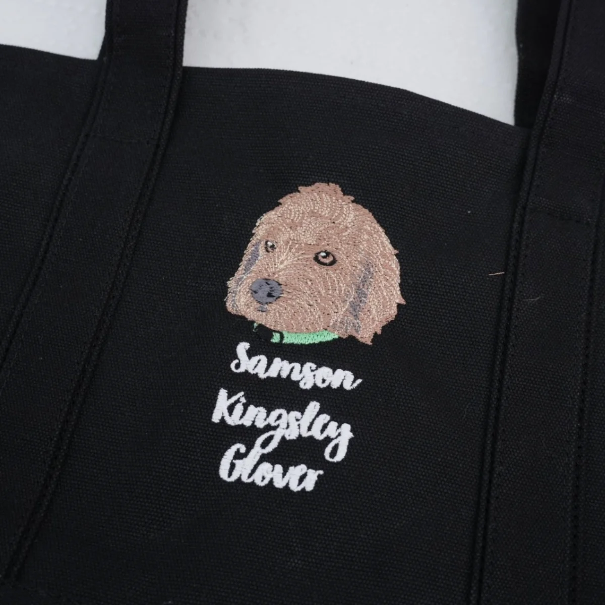 Custom Dog Face Embroidered Bags - Personalized Pet Portrait Accessories - Perfect Dog Lover Gift - Image 6