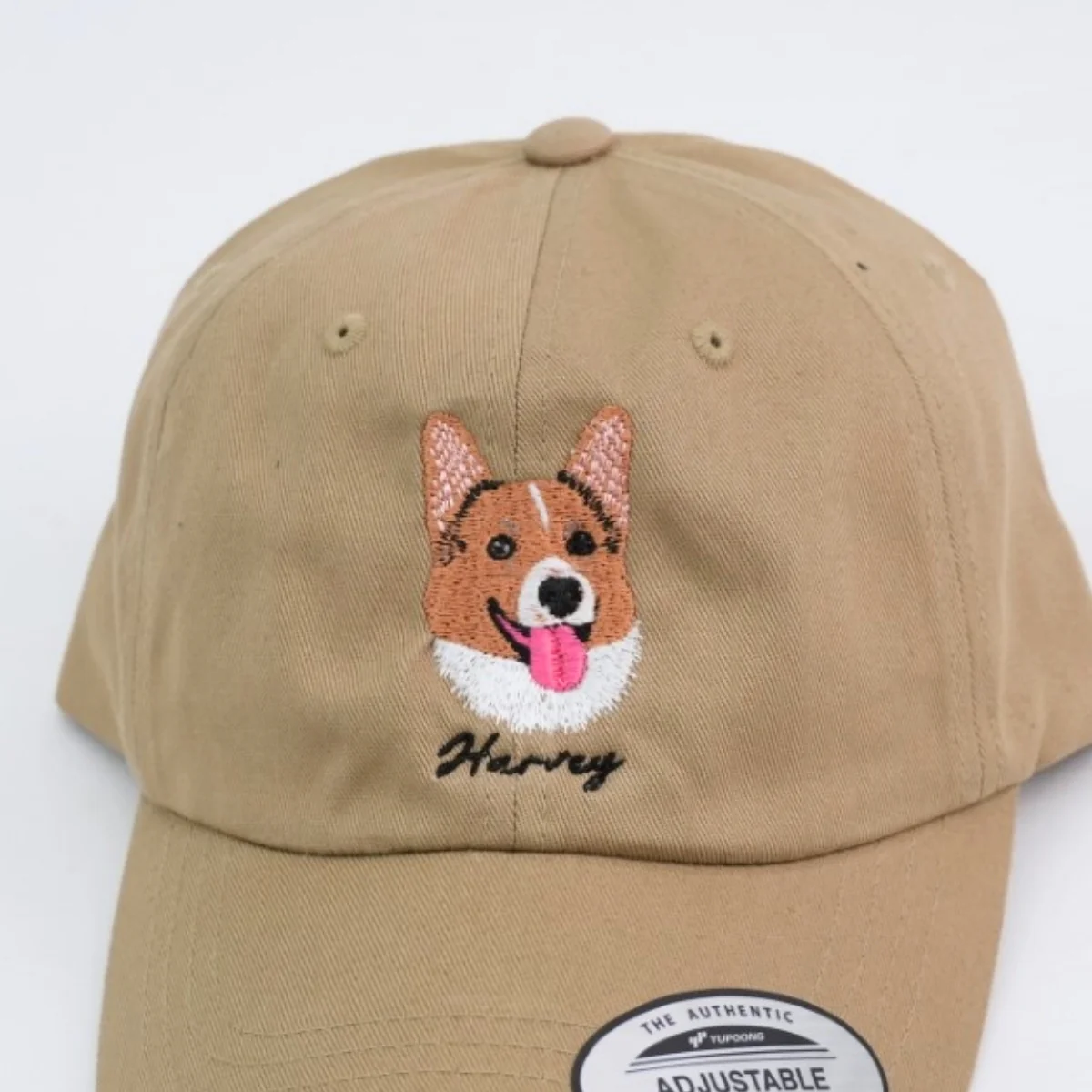 Custom Dog Photo Embroidered Cap - Pet Portrait Personalized Name Accessory - Dog Parent Lover Gift - Image 2