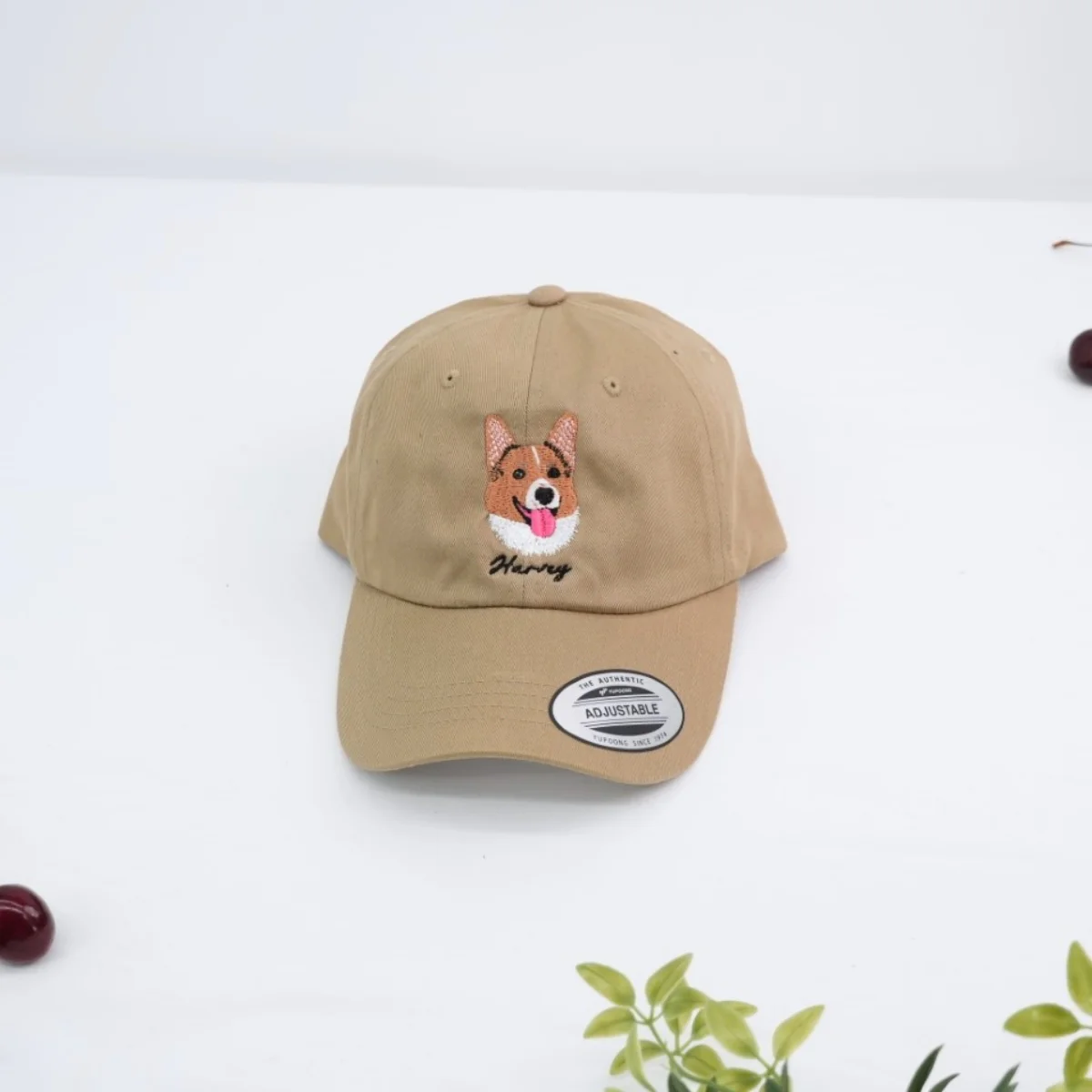 Custom Dog Photo Embroidered Cap - Pet Portrait Personalized Name Accessory - Dog Parent Lover Gift - Image 3