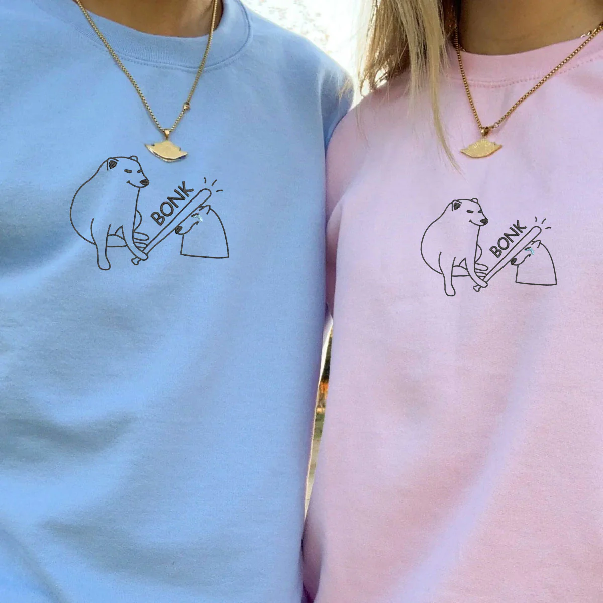 Custom Embroidered Angry Dog Matching Hoodies for Couples - Image 6