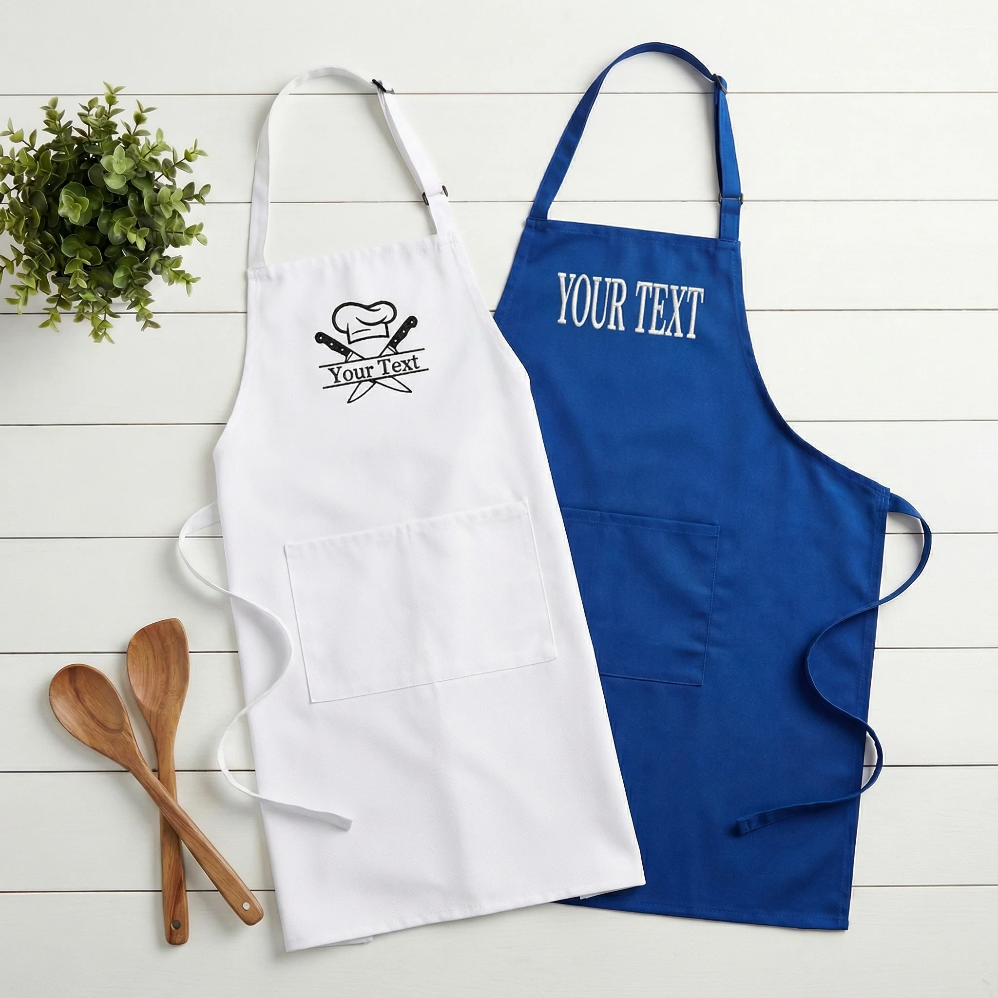 Custom Embroidered Apron with Name - Personalized Gift for Cooking & Craft Lovers - Image 6