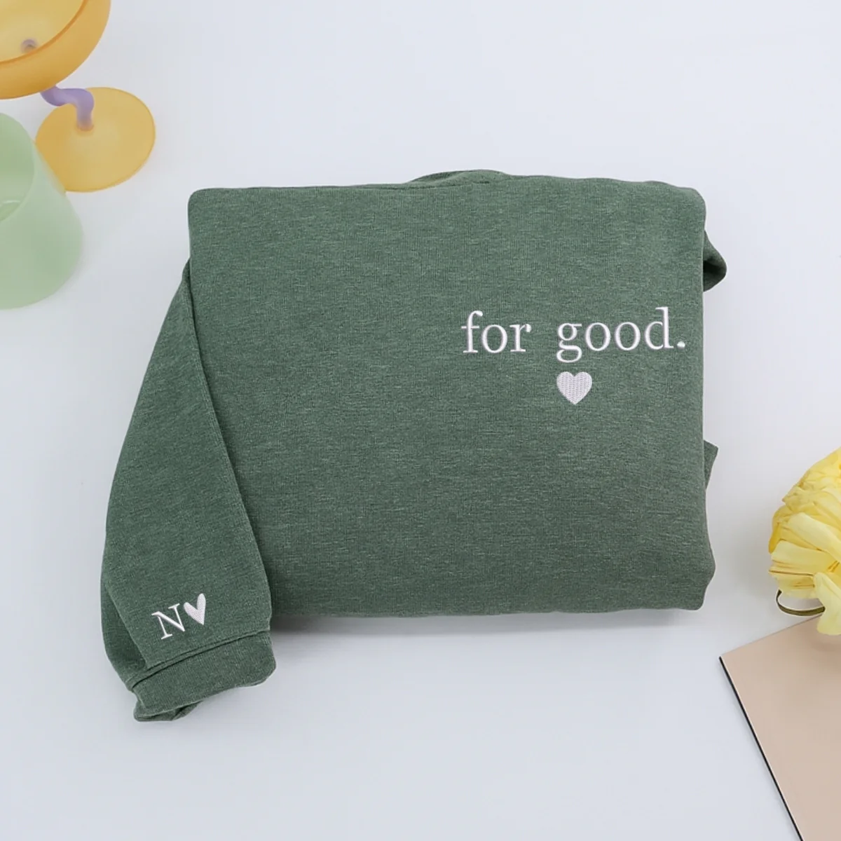 Custom Embroidered For Good Sweatshirt | Shiz University Hoodie – Wicked Musical Inspired Defy Gravity Merch - Image 3