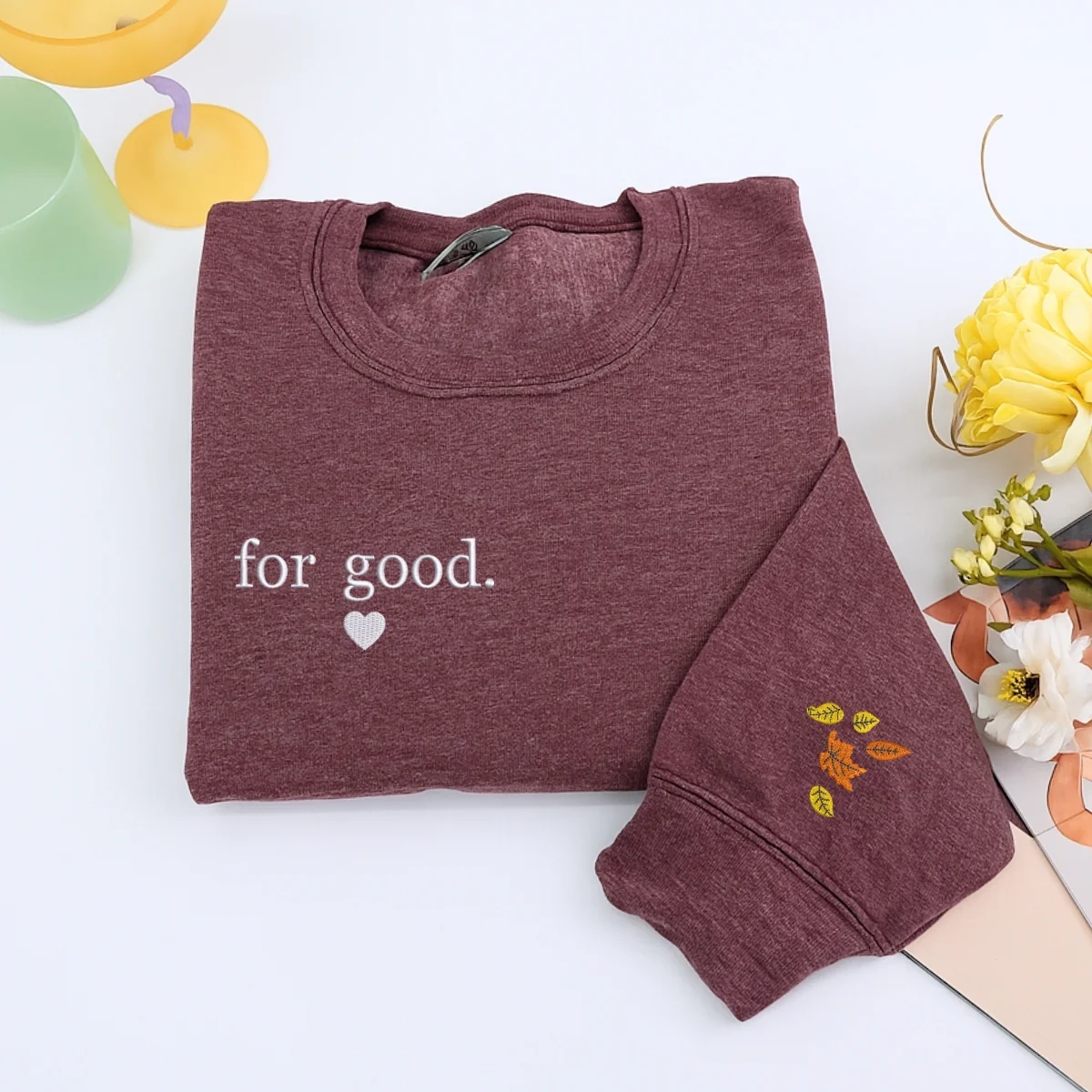 Custom Embroidered For Good Sweatshirt | Shiz University Hoodie – Wicked Musical Inspired Defy Gravity Merch - Image 5