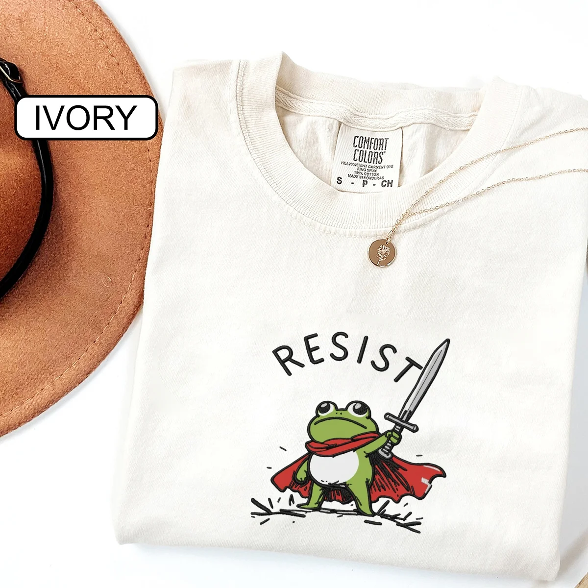 Custom Embroidered Rage Against the Machine T-Shirt | Portland Frog Protest Tee – Anti Activist Shirt - Image 2