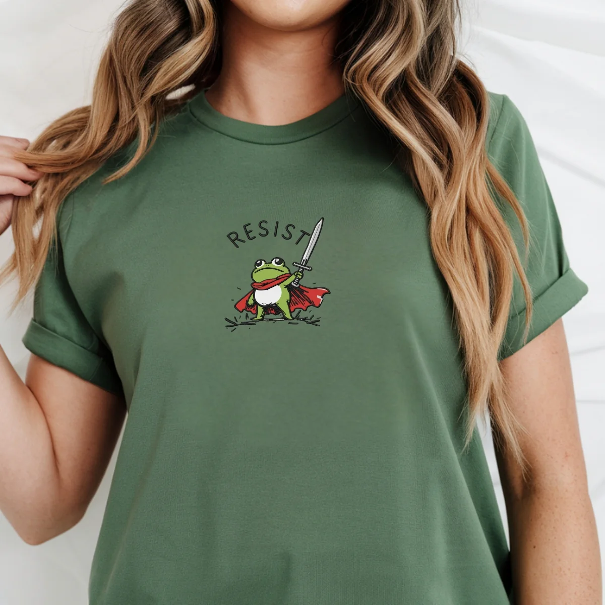 Custom Embroidered Rage Against the Machine T-Shirt | Portland Frog Protest Tee – Anti Activist Shirt - Image 8