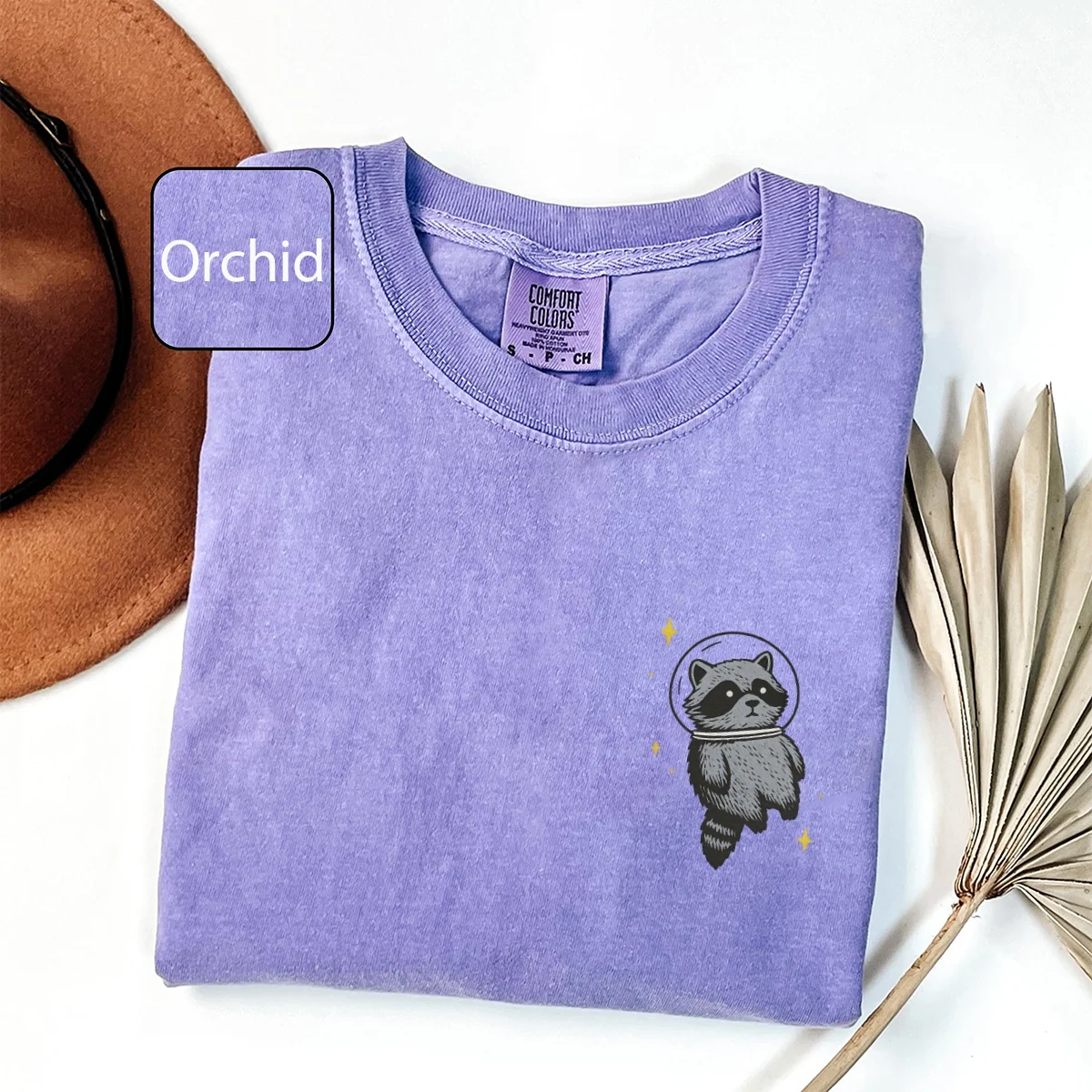 Custom Embroidered Space Raccoon T-Shirt | Funny Cosmic Animal Tee – Chaotic Raccoon Gamer Gift - Image 5