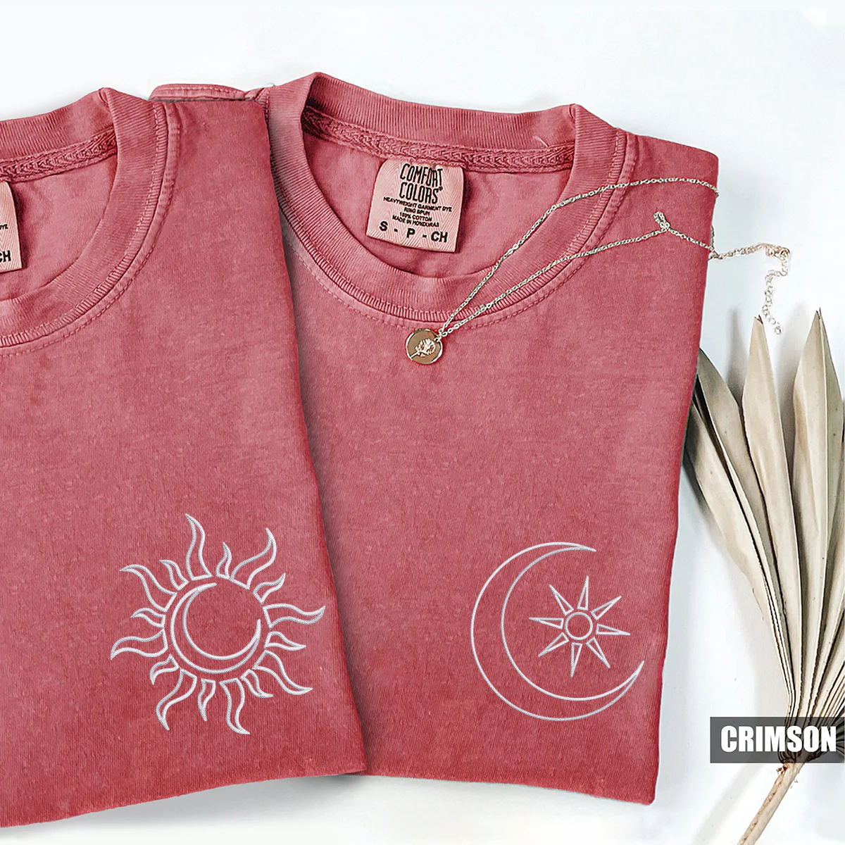 Custom Embroidered Two in One Matching T-shirts for Couples - Image 2