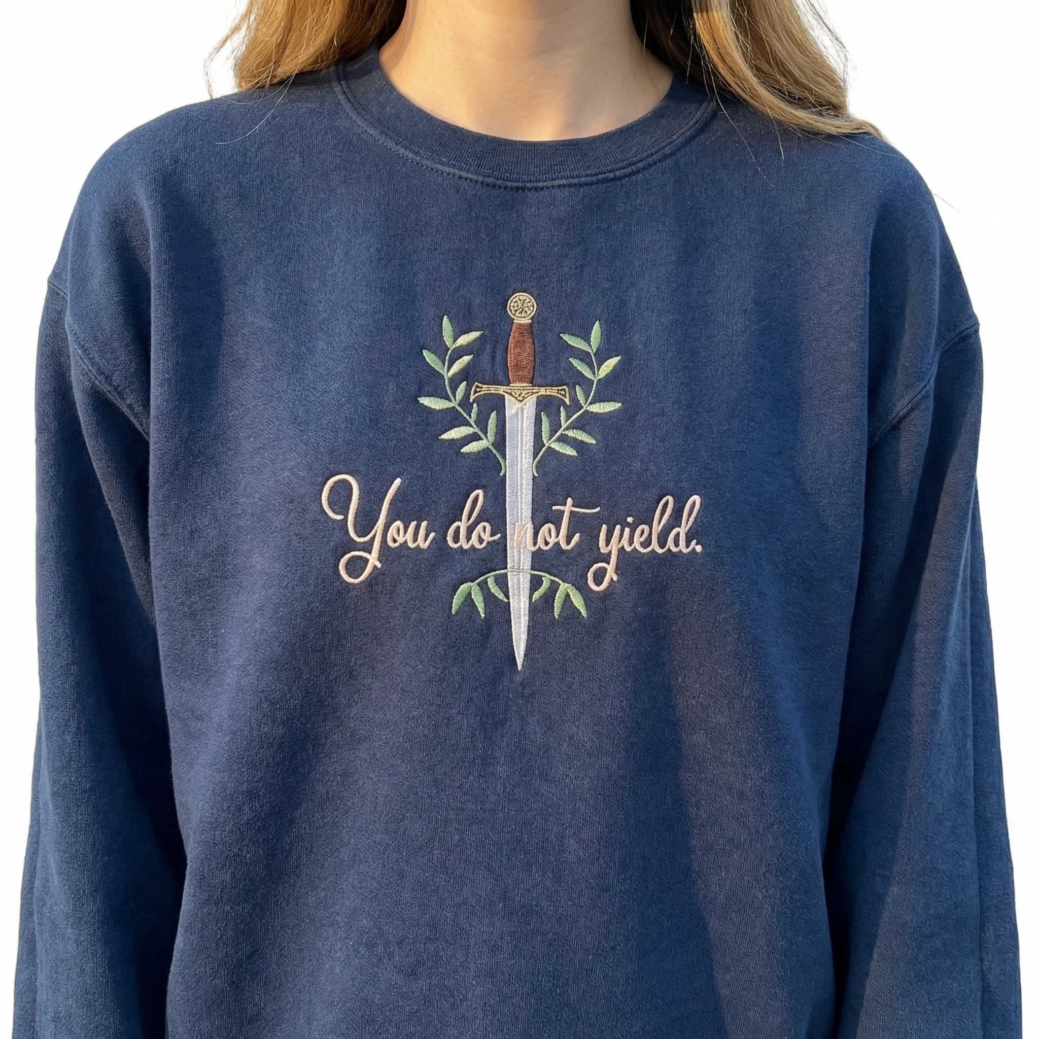 Custom Embroidered You Do Not Yield Throne of Glass Sweatshirt - Reader Hoodie - Image 5